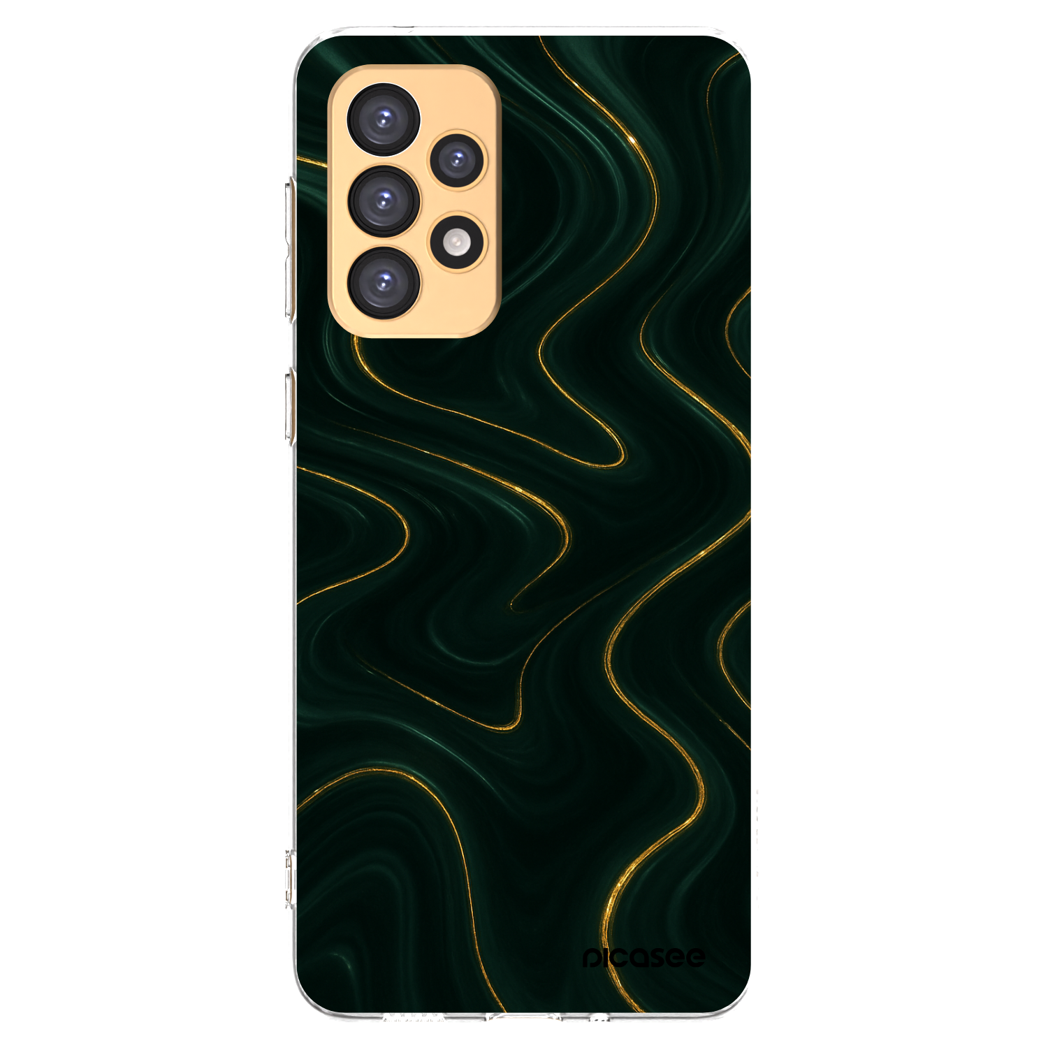Picasee silikónový prehľadný obal pre Samsung Galaxy A33 5G A336 - Vawes