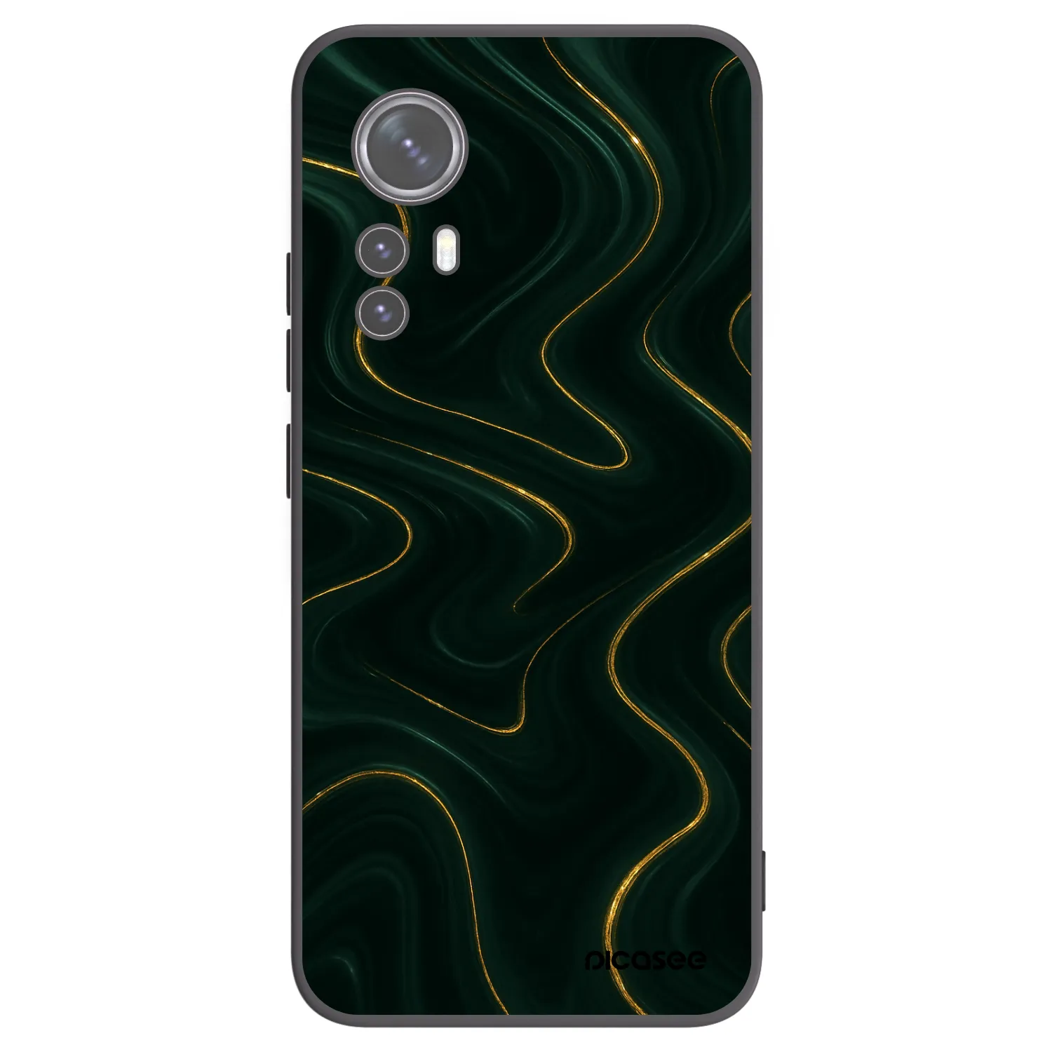 Picasee silikónový čierny obal pre Xiaomi 12X - Vawes