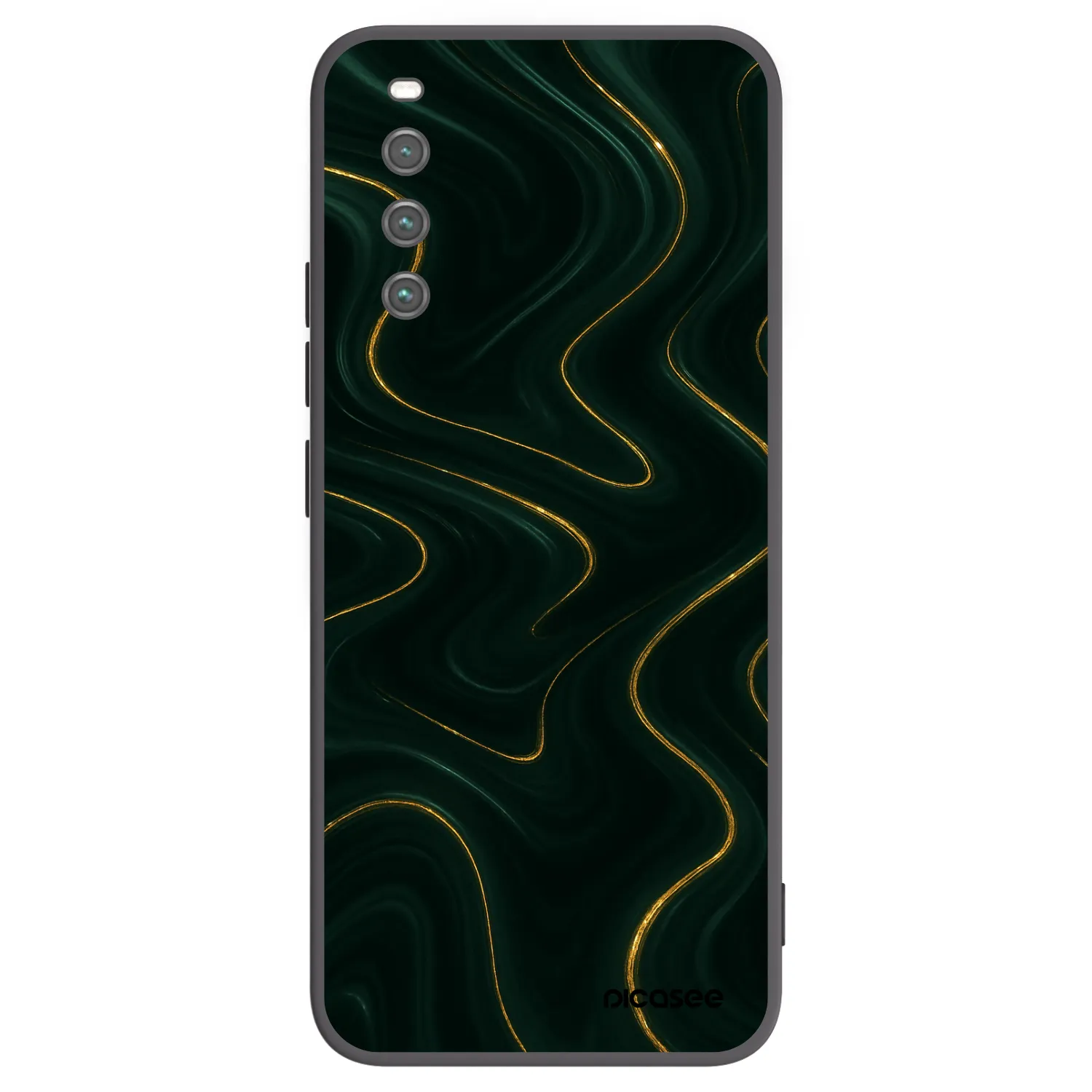 Picasee silikónový čierny obal pre Sony Xperia 10 IV 5G - Vawes