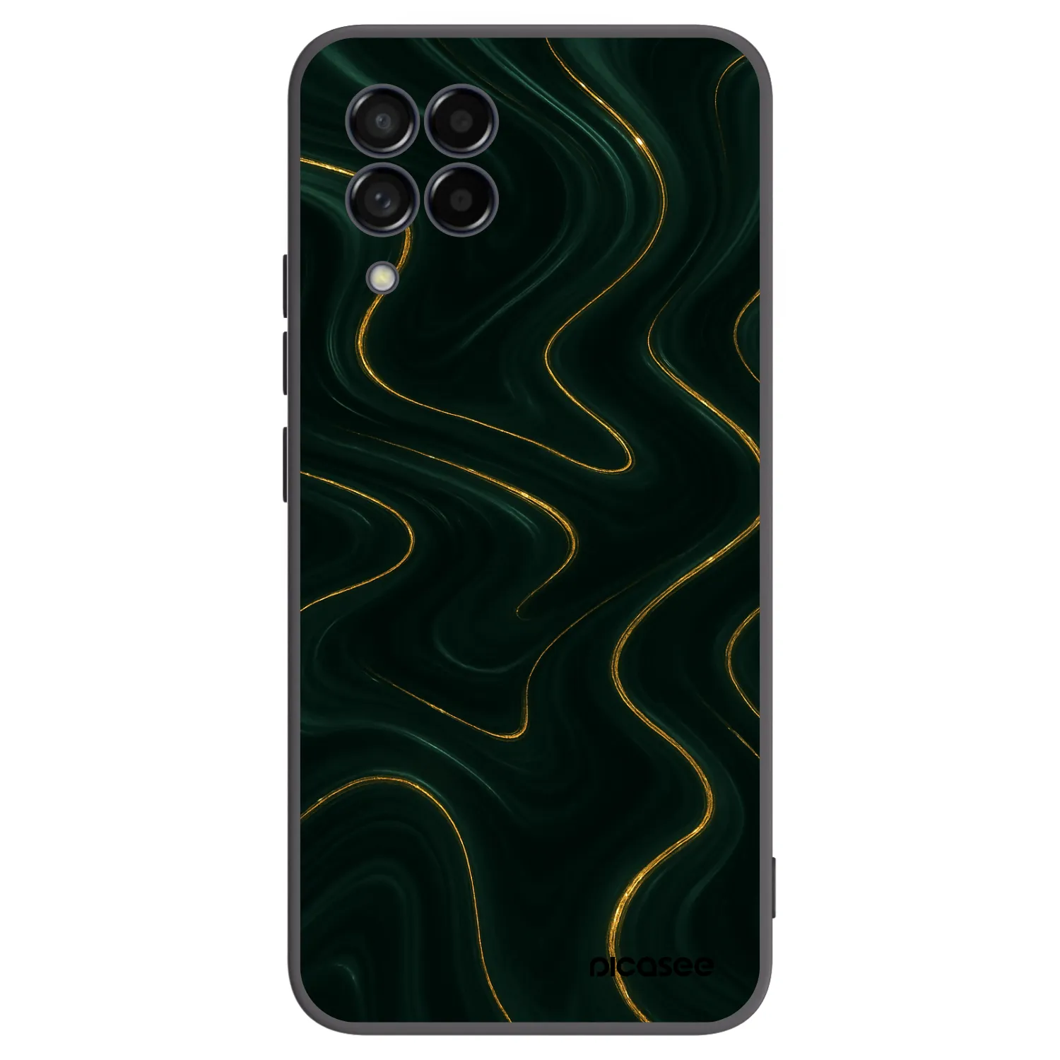 Picasee silikónový čierny obal pre Samsung Galaxy M53 5G - Vawes