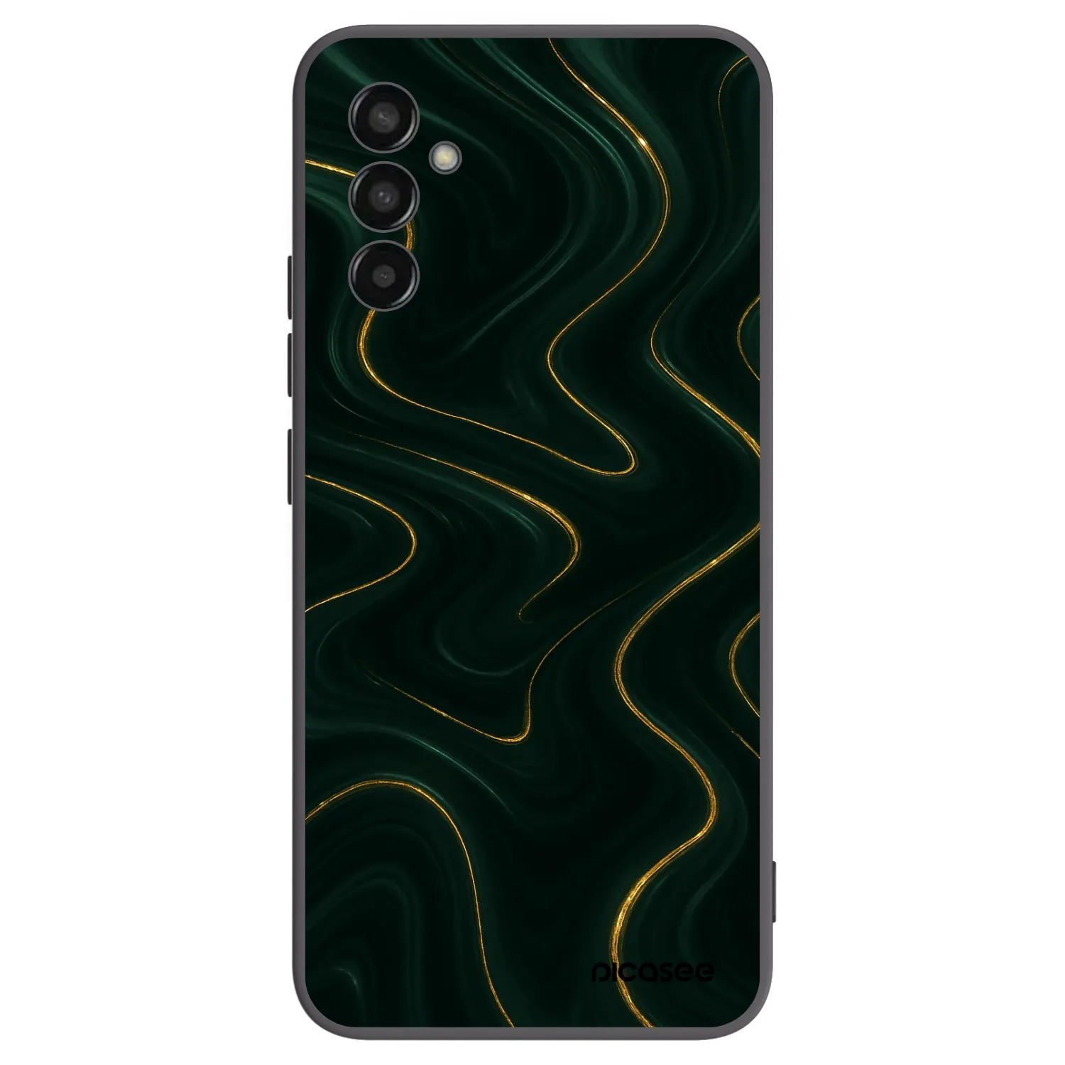 Picasee silikónový čierny obal pre Samsung Galaxy M13 M135F - Vawes