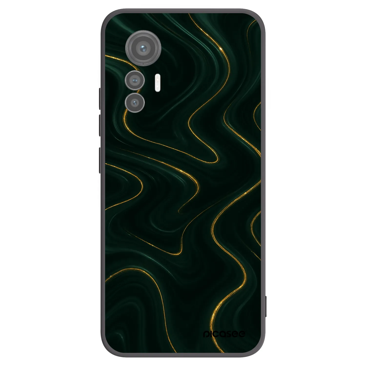 Silikónový čierny obal pre Xiaomi 12 Lite - Vawes