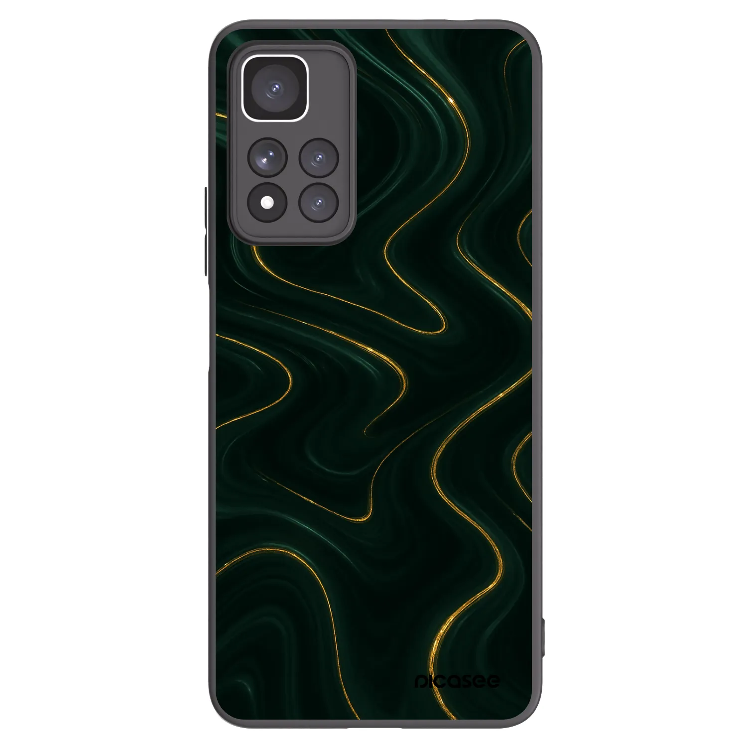 Picasee silikónový čierny obal pre Xiaomi Redmi Note 11 Pro+ 5G - Vawes