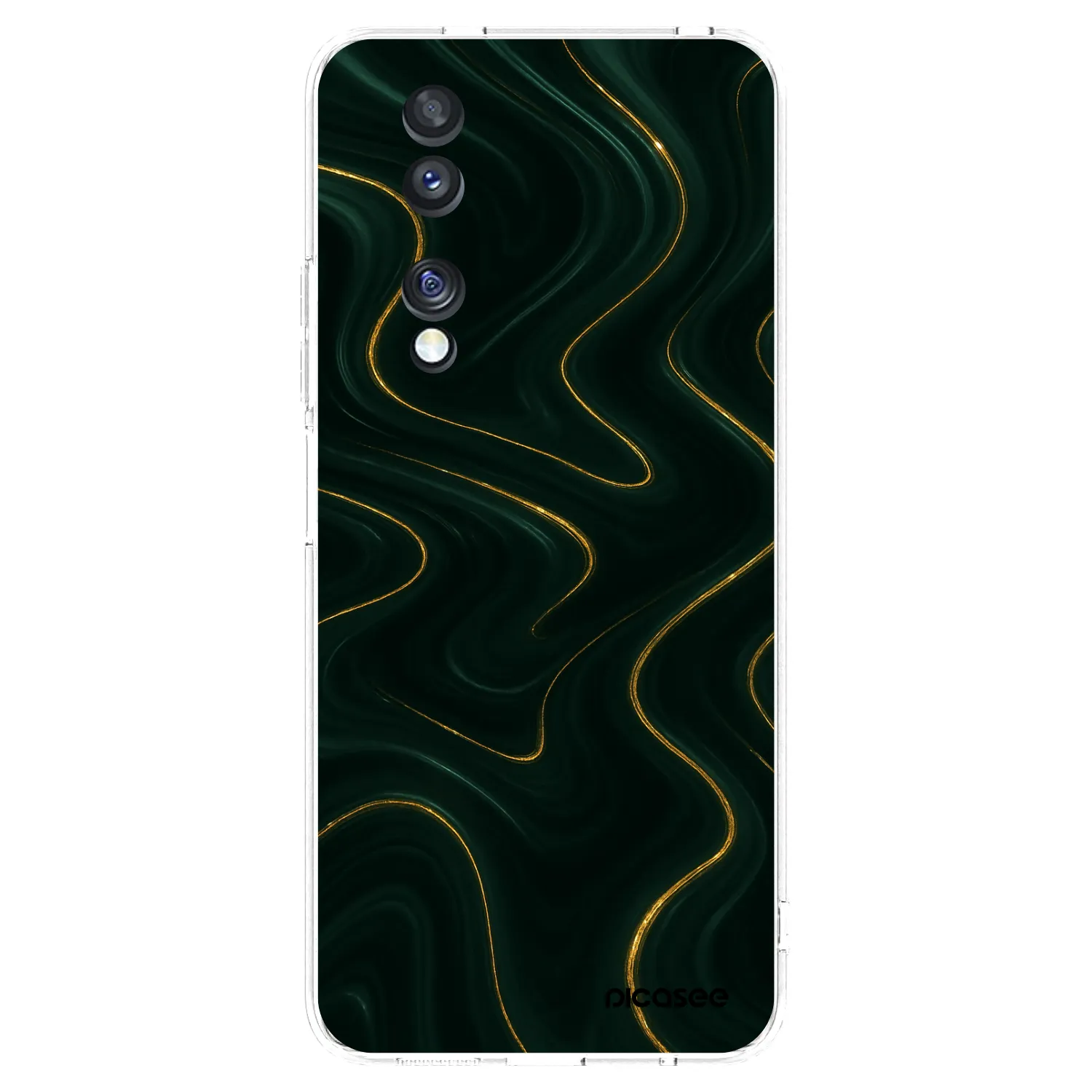 Picasee silikónový prehľadný obal pre Honor 70 - Vawes