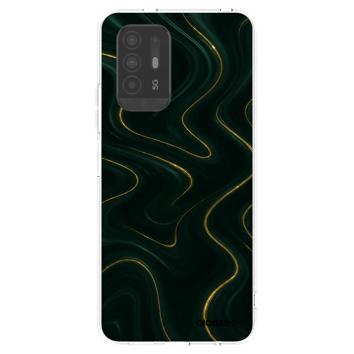 Picasee silikónový prehľadný obal pre OPPO A94 5G - Vawes
