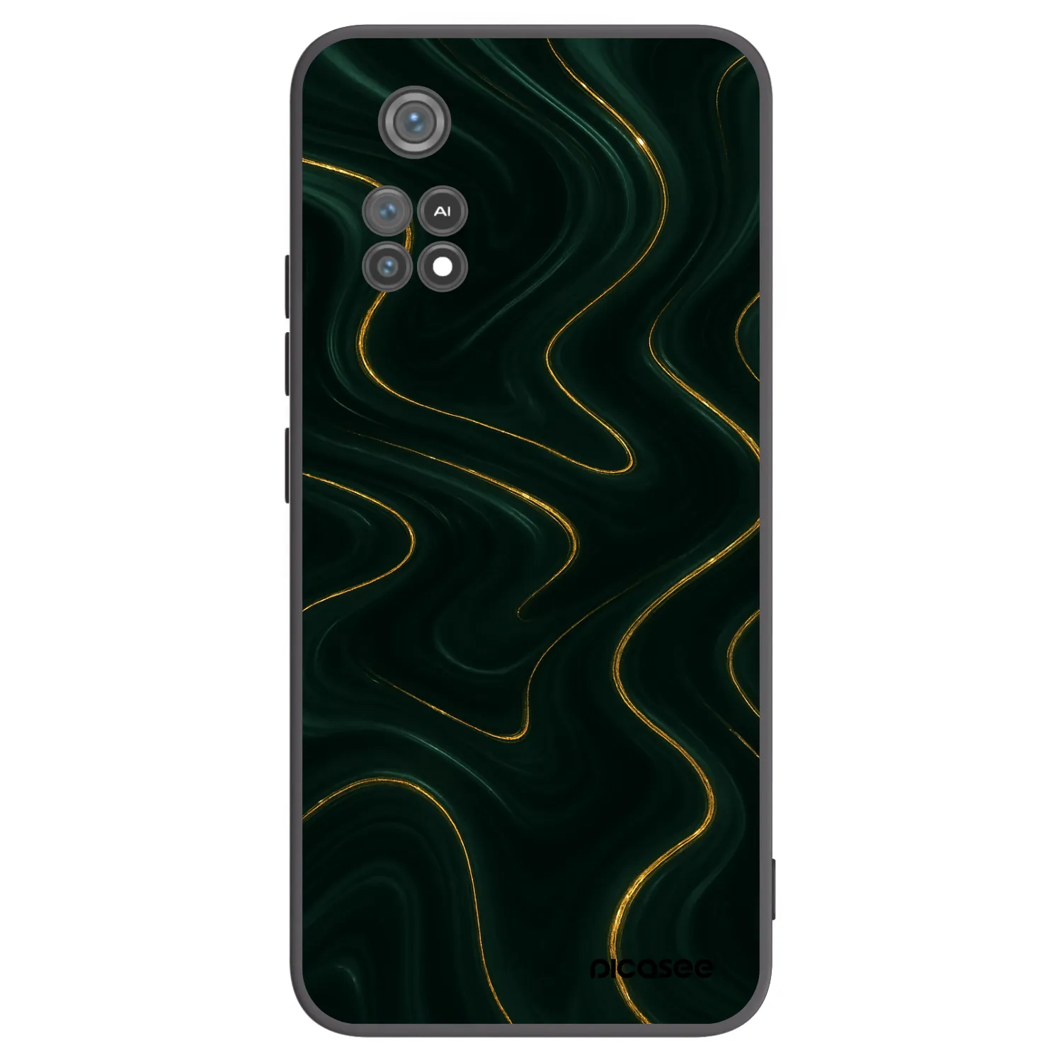 Picasee silikónový čierny obal pre Xiaomi Poco M4 Pro - Vawes