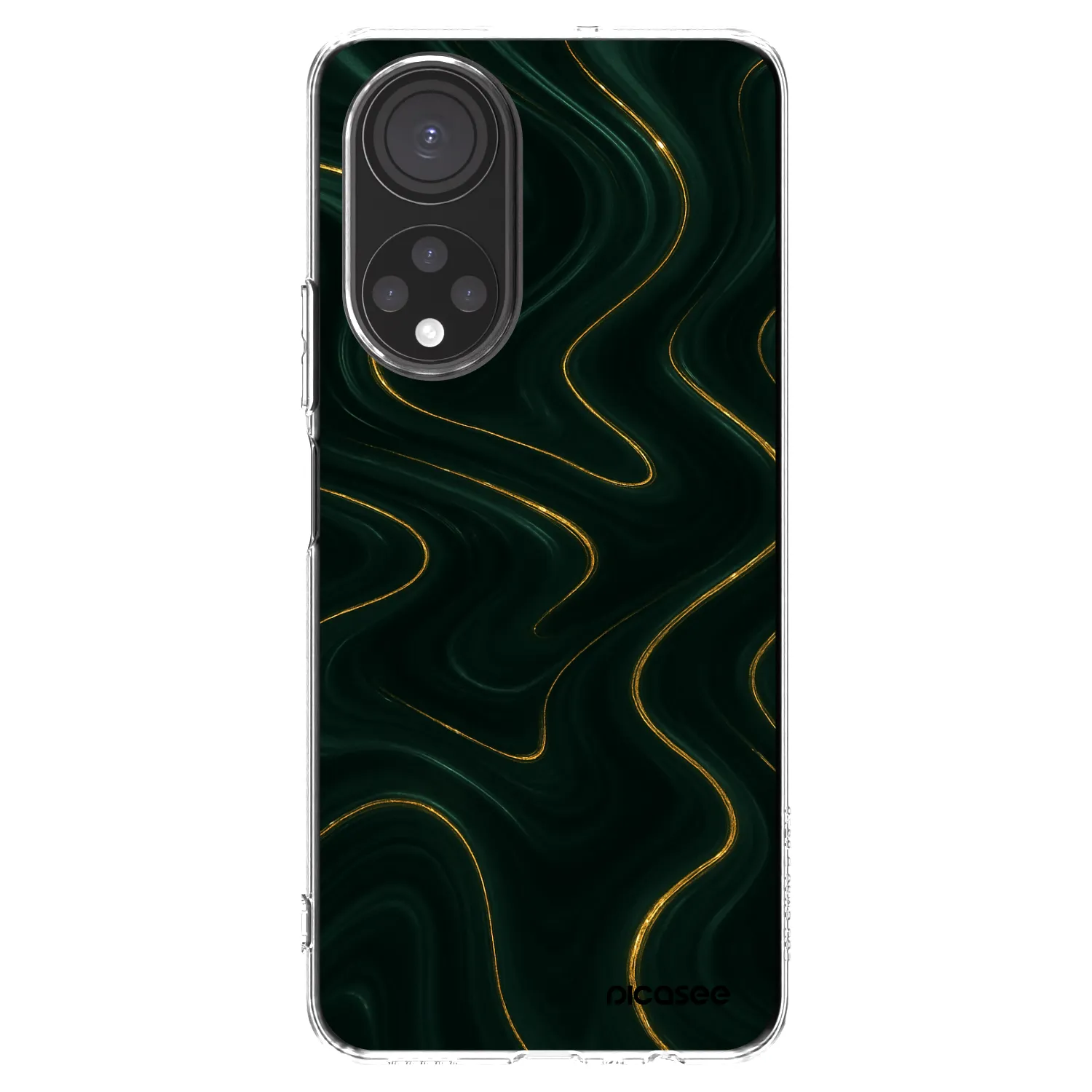 Picasee silikónový prehľadný obal pre Honor X7 - Vawes