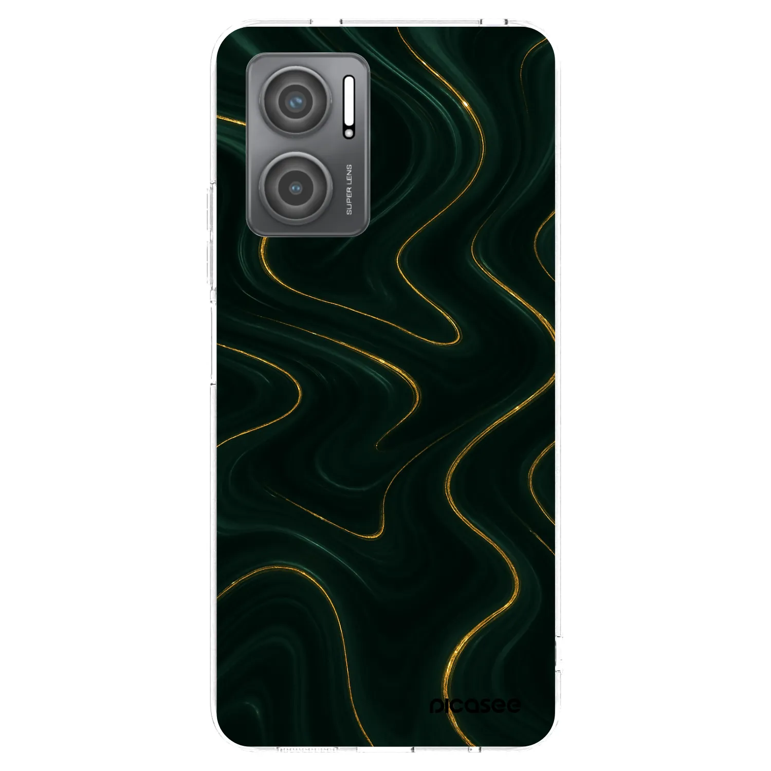 Picasee silikónový prehľadný obal pre Xiaomi Redmi 10 5G - Vawes