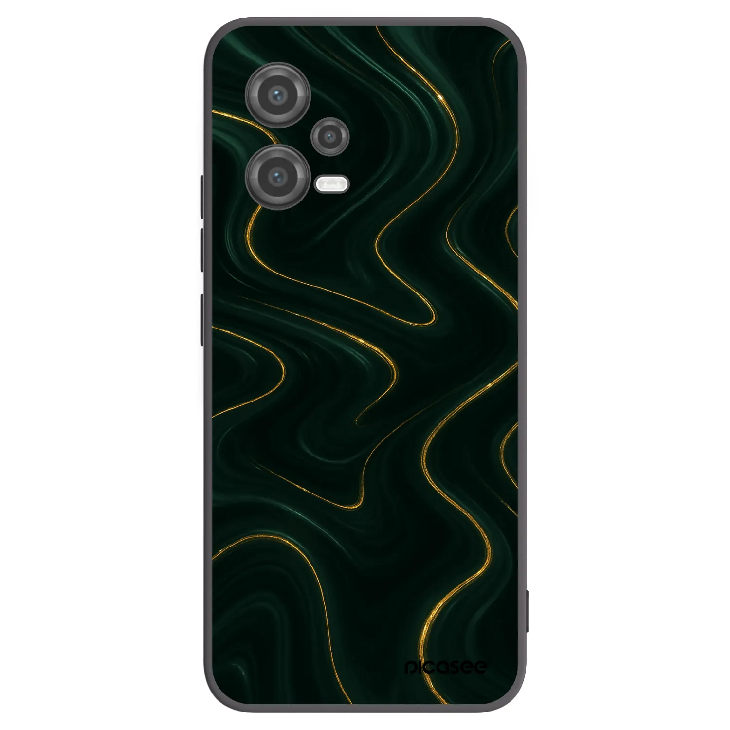 Picasee silikónový čierny obal pre Xiaomi Poco X5 - Vawes