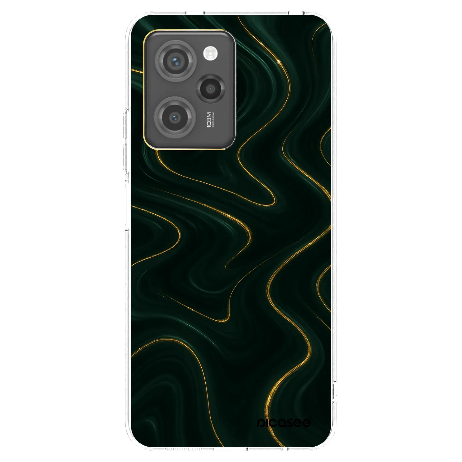 Picasee silikónový prehľadný obal pre Xiaomi Poco X5 Pro - Vawes