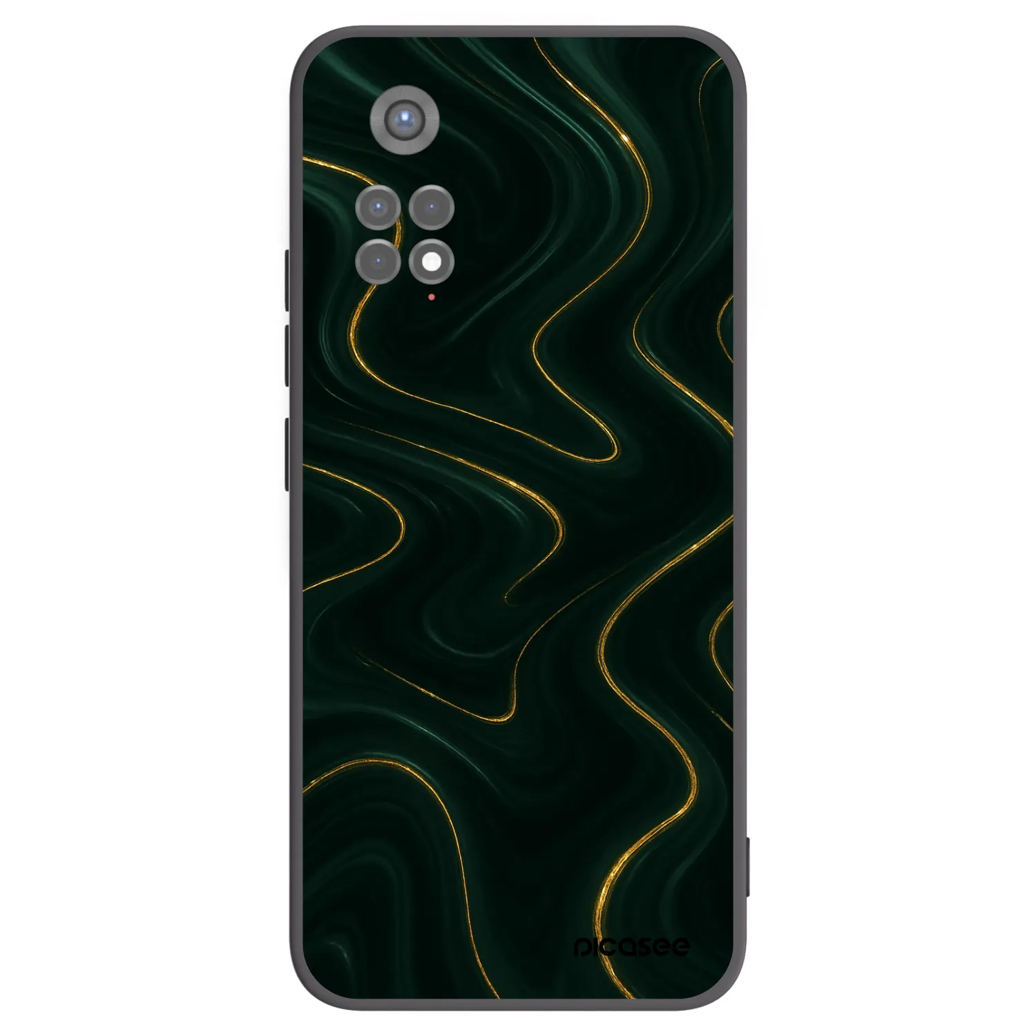 Picasee silikónový čierny obal pre Xiaomi Redmi Note 11S 5G - Vawes