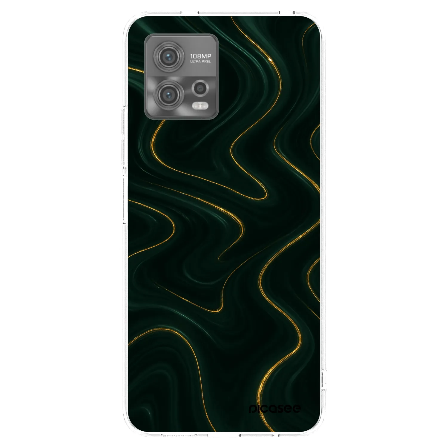 Picasee silikónový prehľadný obal pre Motorola Moto G72 - Vawes