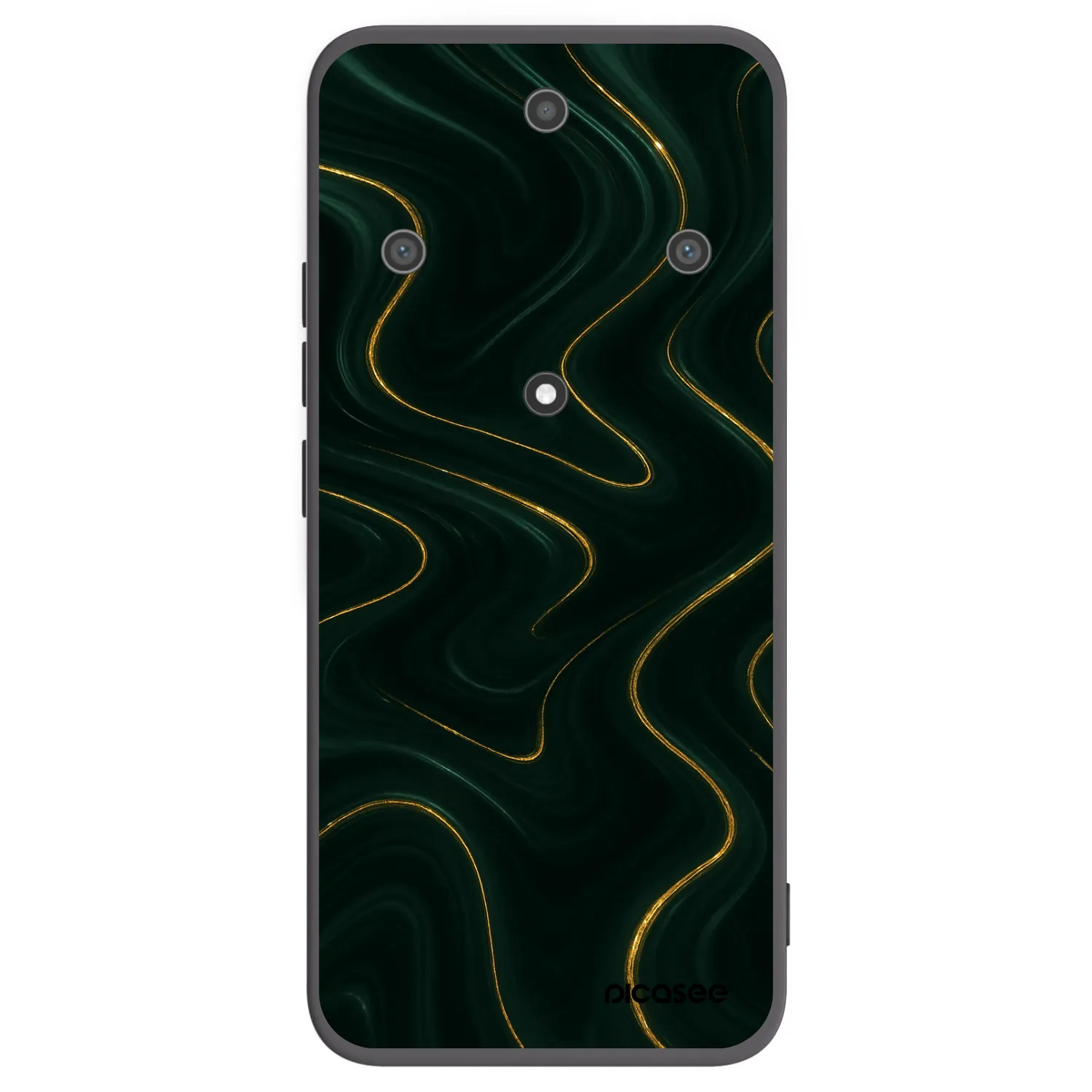 Picasee silikónový čierny obal pre Honor Magic5 Lite 5G - Vawes