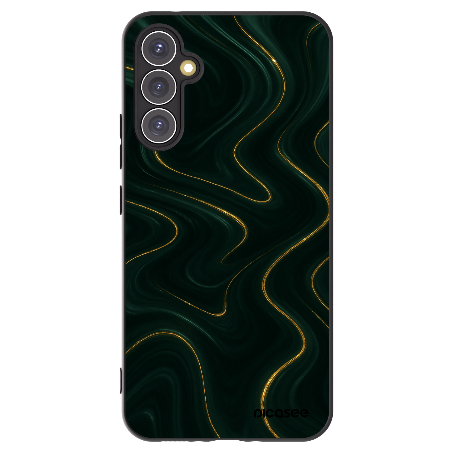 Picasee silikónový čierny obal pre Samsung Galaxy A34 5G A346B - Vawes