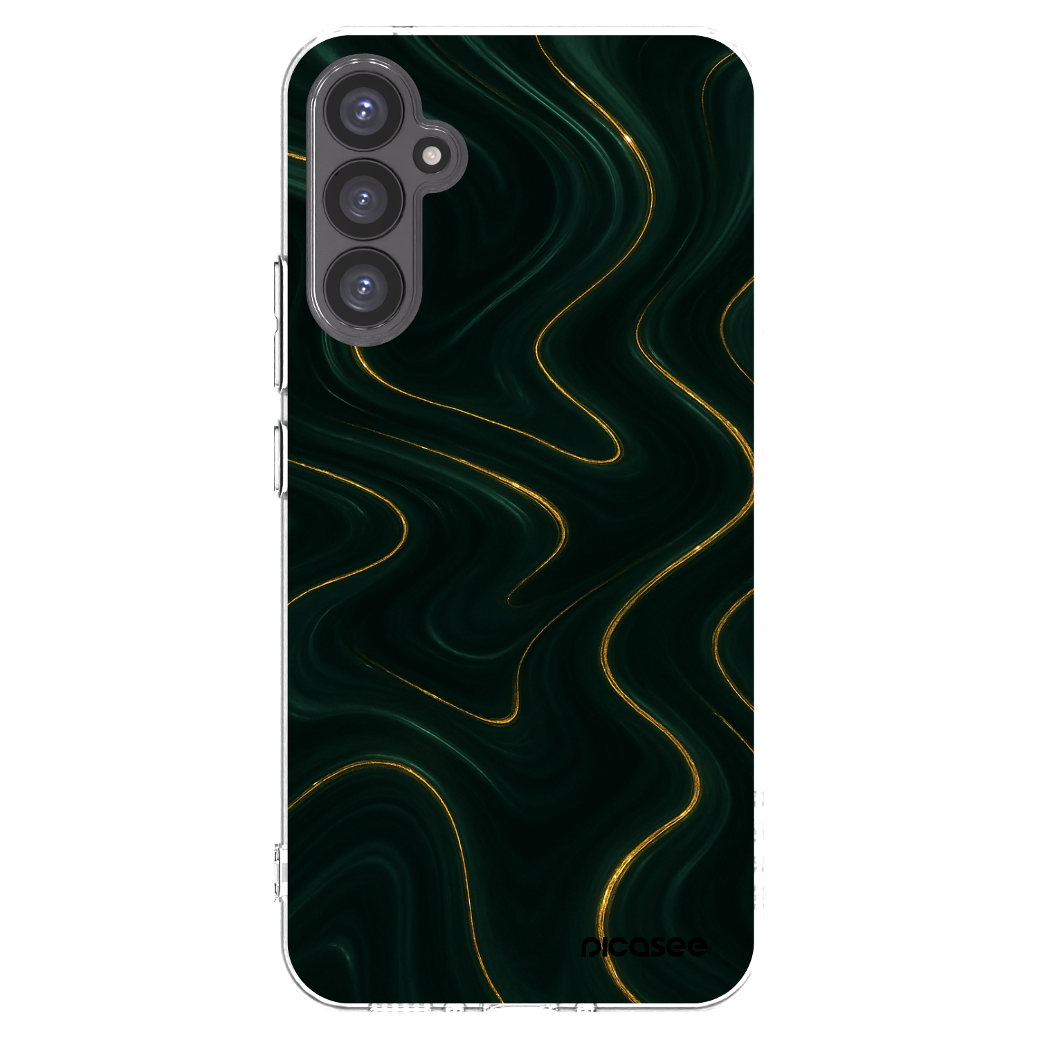 Picasee silikónový prehľadný obal pre Samsung Galaxy A34 5G A346B - Vawes