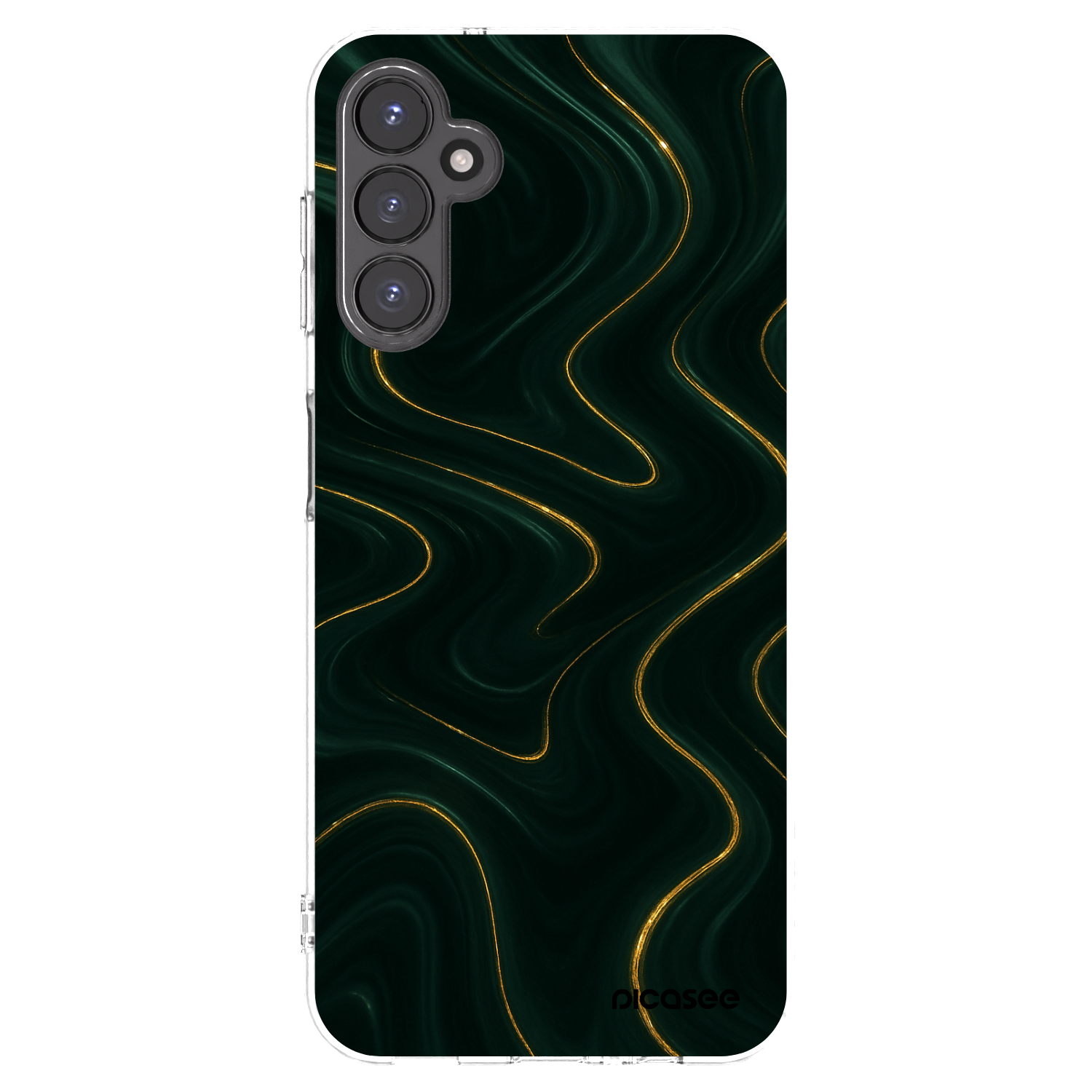 Picasee silikónový prehľadný obal pre Samsung Galaxy A14 4G A145R - Vawes