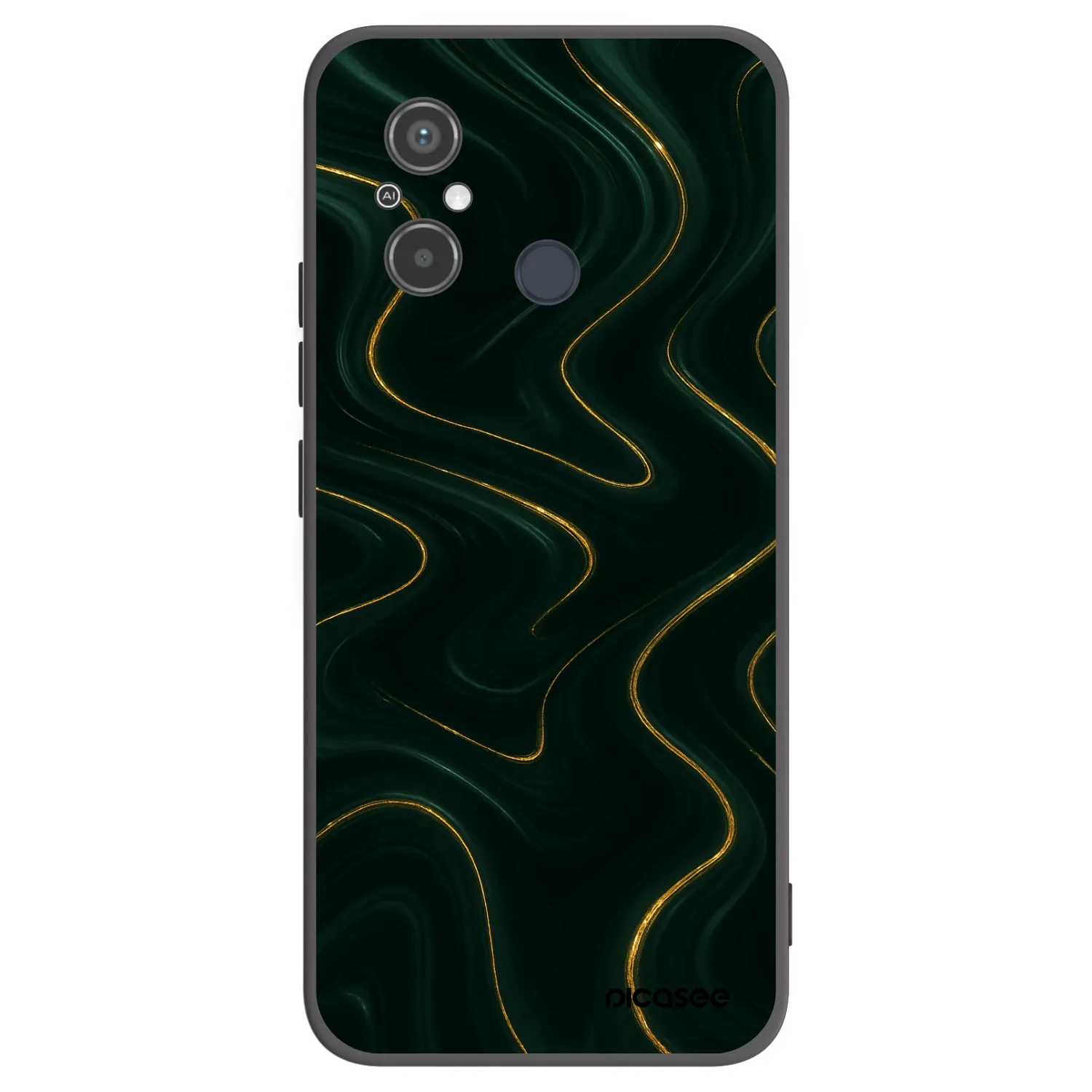 Picasee silikónový čierny obal pre Xiaomi Redmi 12C - Vawes