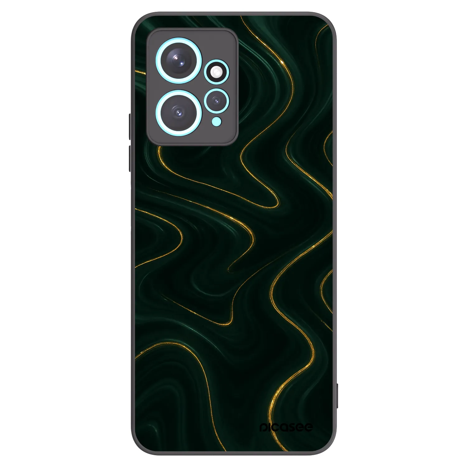 Picasee silikónový čierny obal pre Xiaomi Redmi Note 12 4G - Vawes
