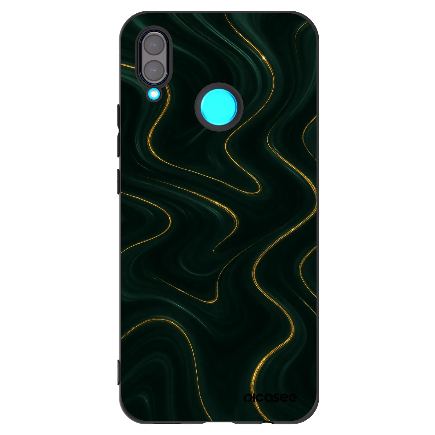 Picasee silikónový čierny obal pre Huawei Nova 3 - Vawes