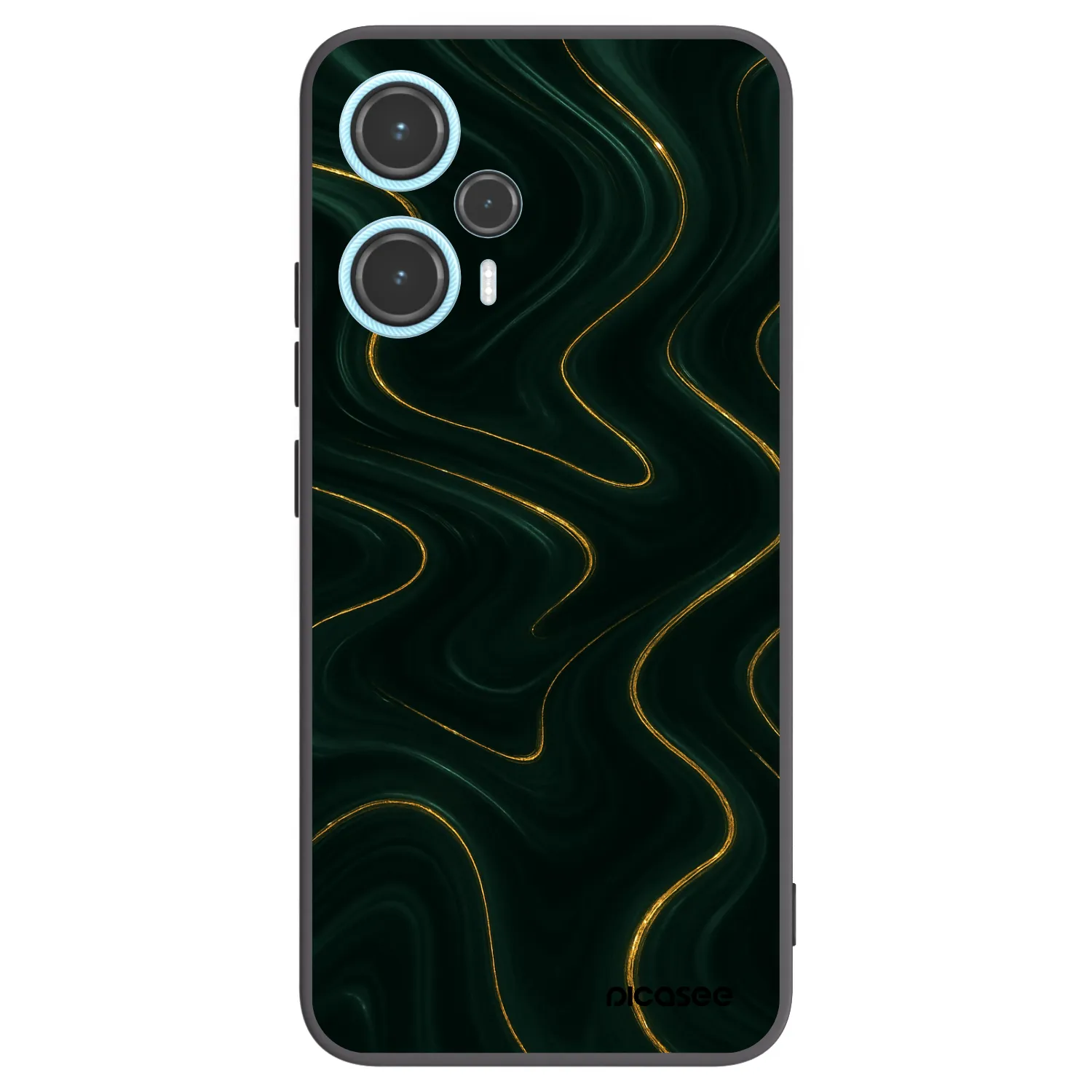 Picasee silikónový čierny obal pre Xiaomi Poco F5 - Vawes