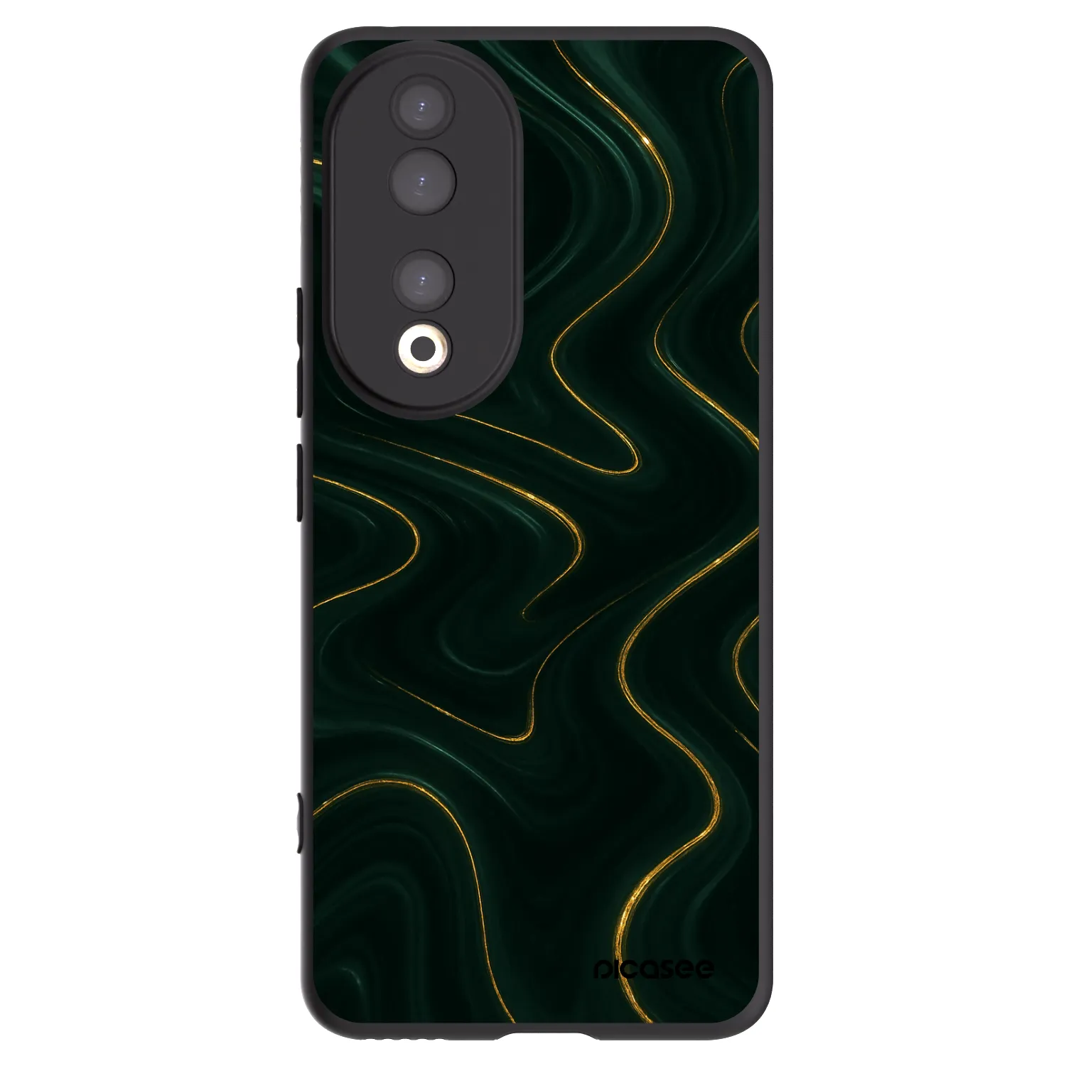 Picasee silikónový čierny obal pre Honor 90 5G - Vawes