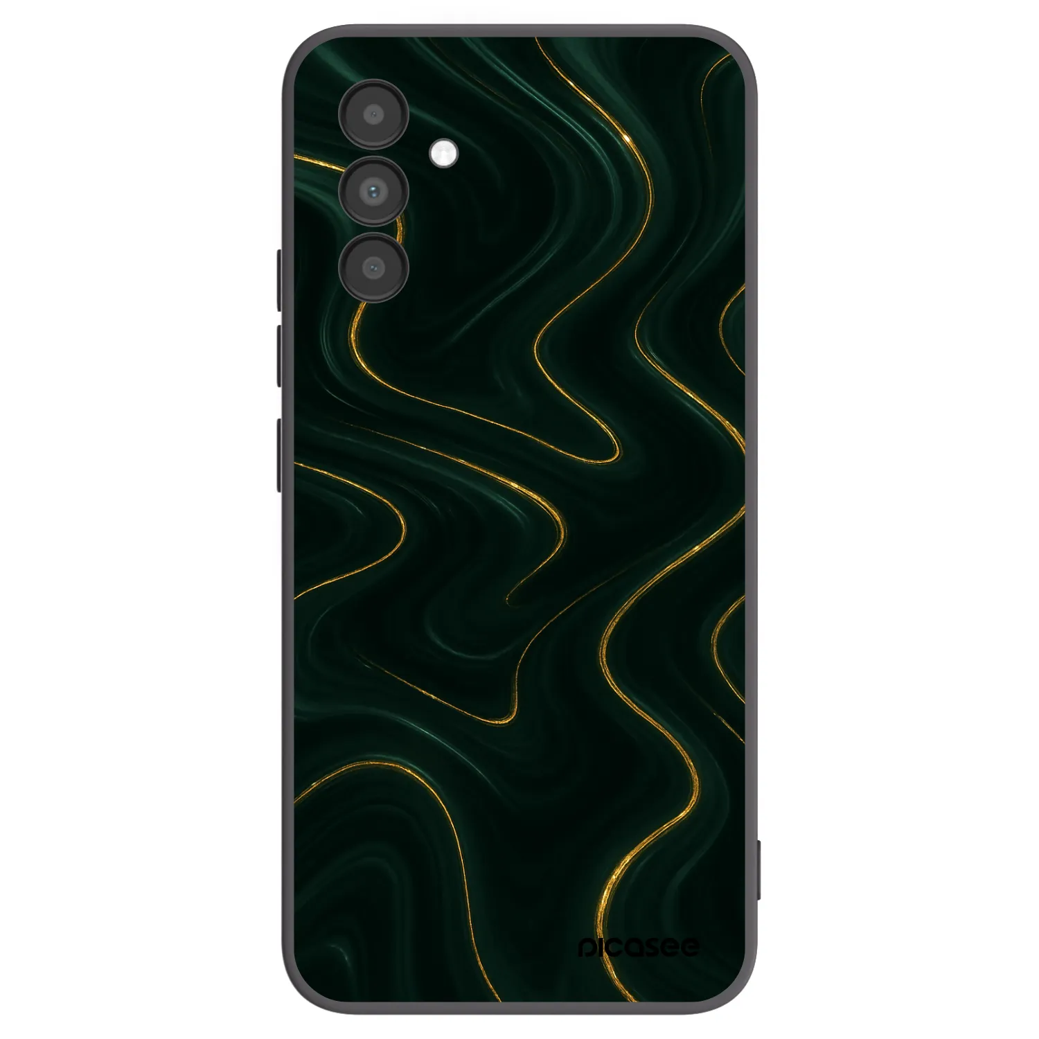 Picasee silikónový čierny obal pre Samsung Galaxy A04s A047F - Vawes