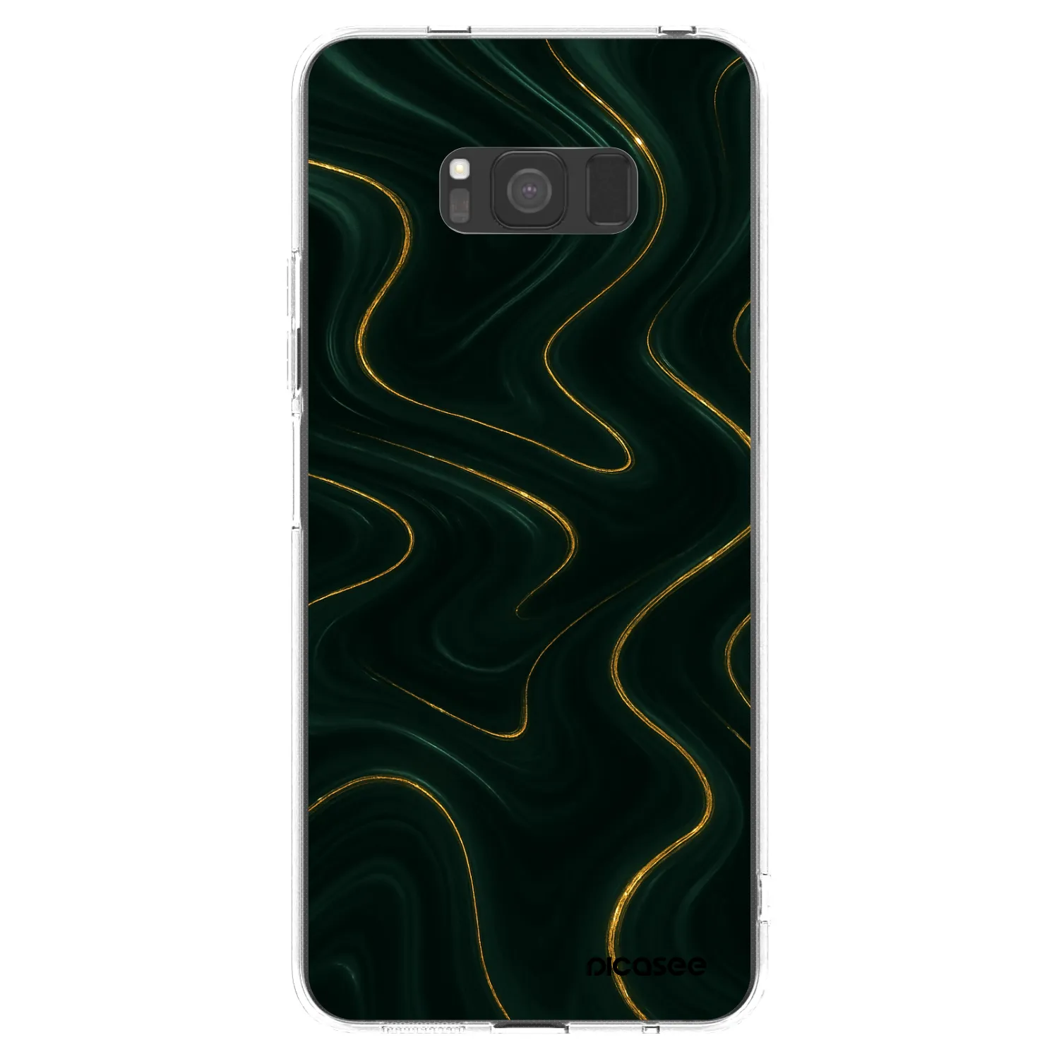 Picasee silikónový prehľadný obal pre Samsung Galaxy S8 G950F - Vawes