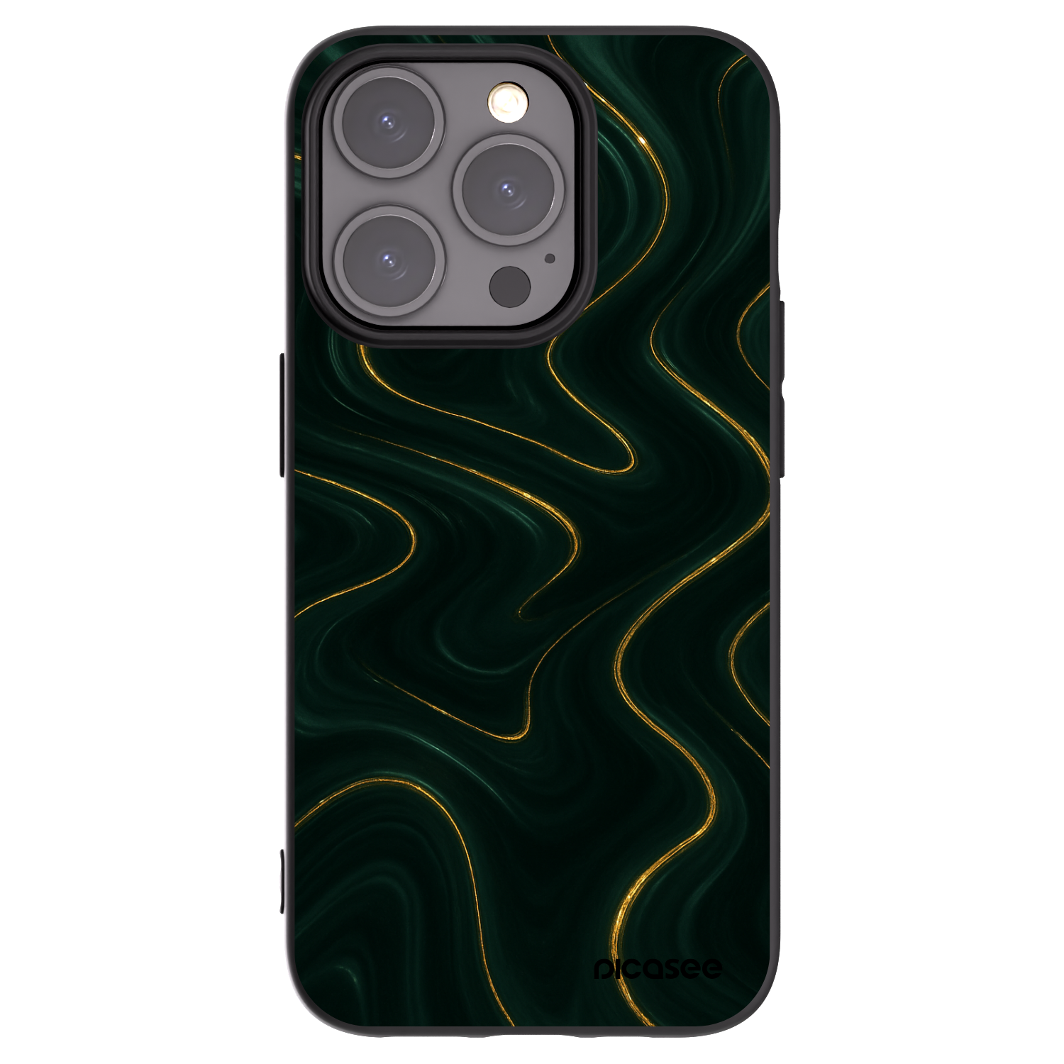 Silikónový čierny obal pre Apple iPhone 15 Pro - Vawes