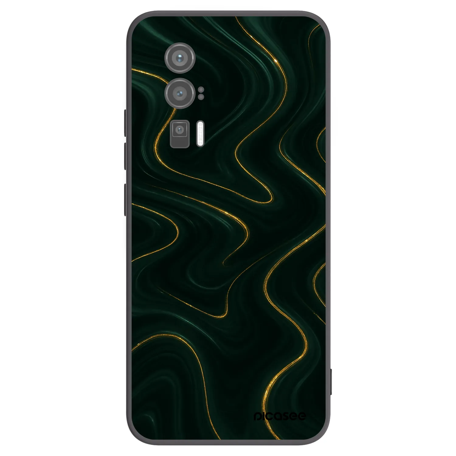 Picasee silikónový čierny obal pre Xiaomi Poco F5 Pro 5G - Vawes