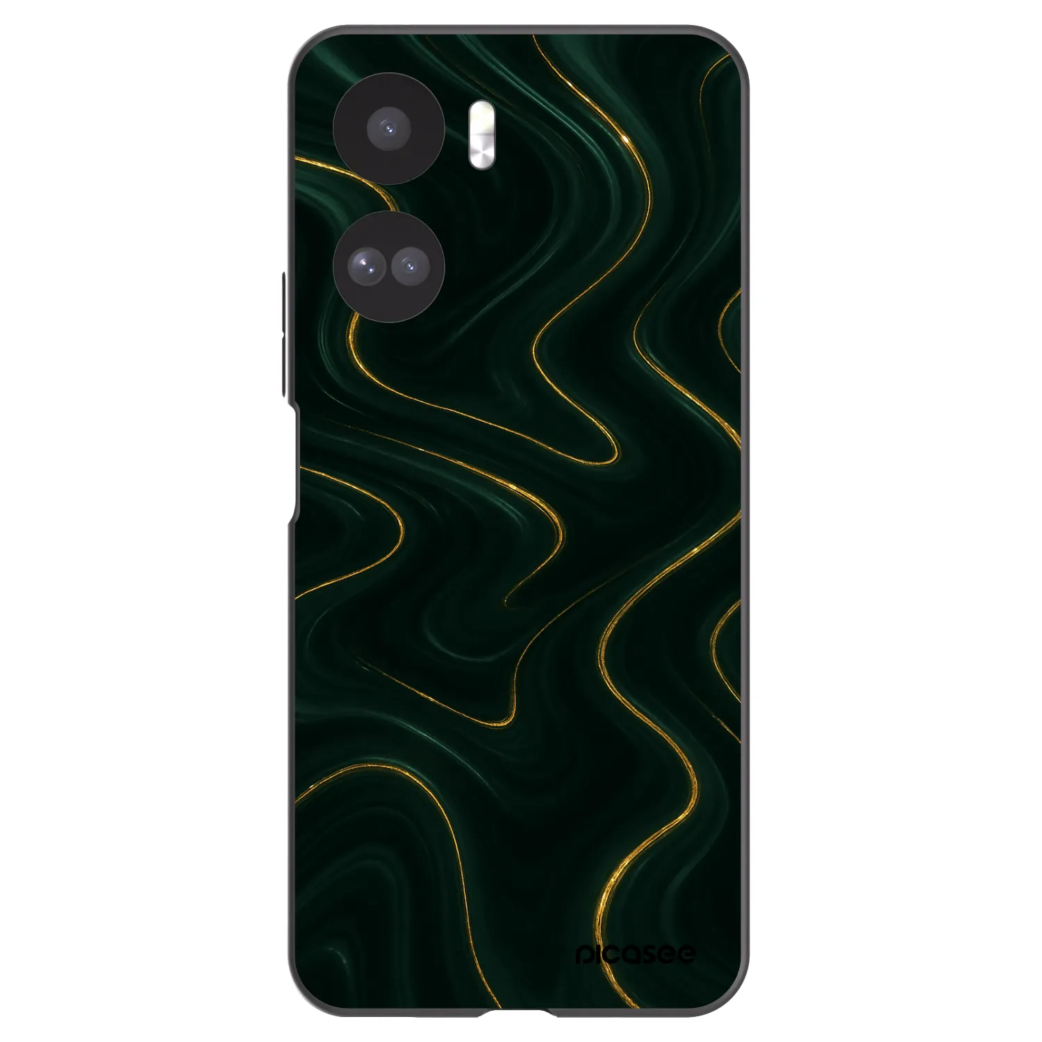Picasee silikónový čierny obal pre Honor 90 Lite 5G - Vawes