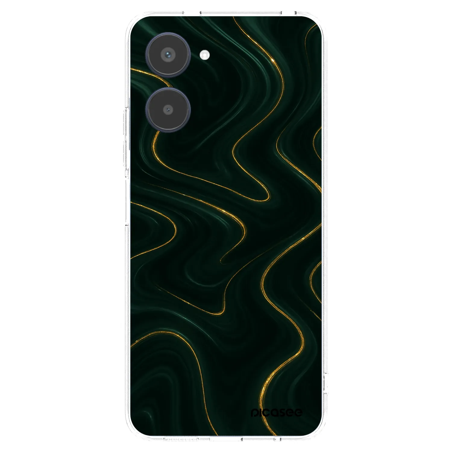 Picasee silikónový prehľadný obal pre Realme 10 4G - Vawes