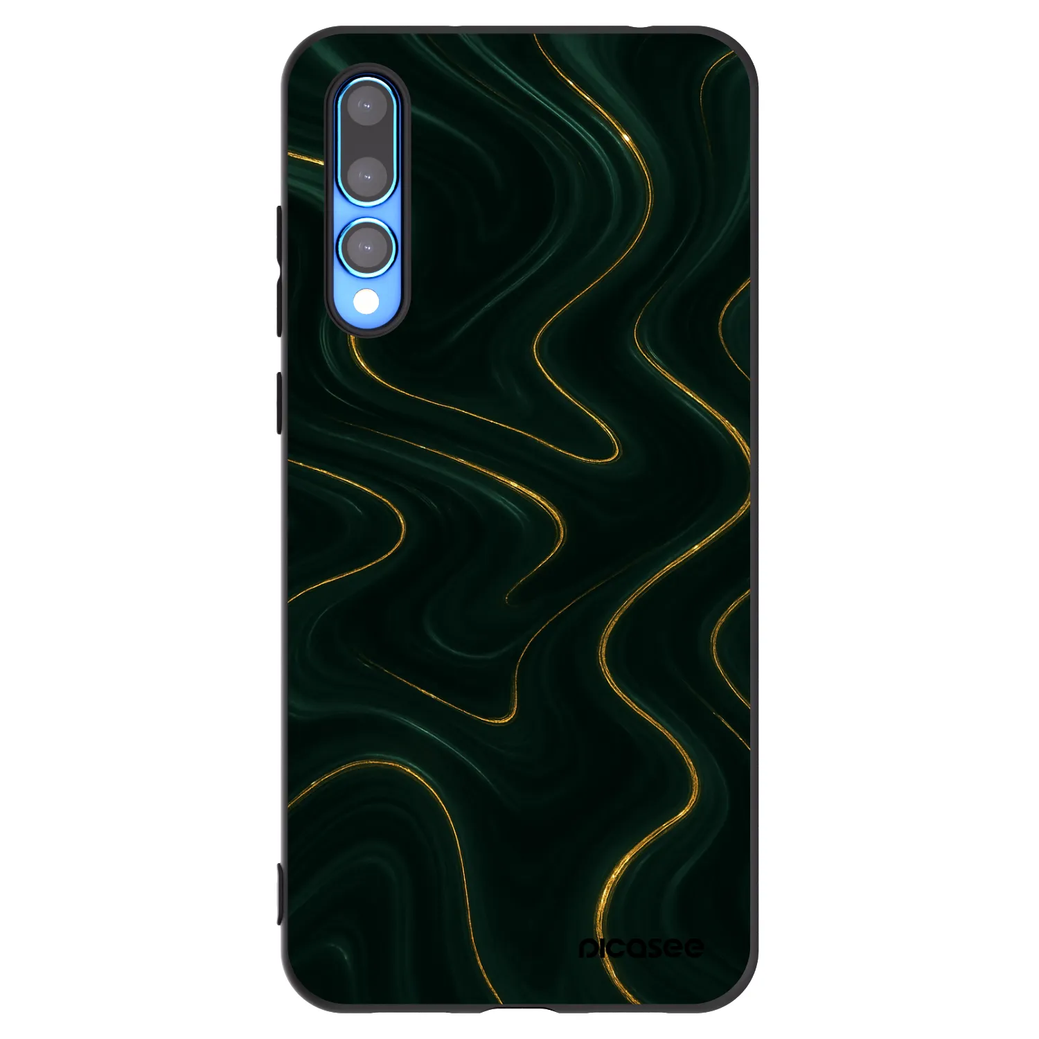 Picasee silikónový čierny obal pre Huawei P20 Pro - Vawes