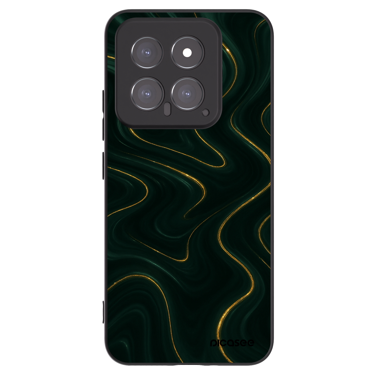 Picasee silikónový čierny obal pre Xiaomi 14 - Vawes