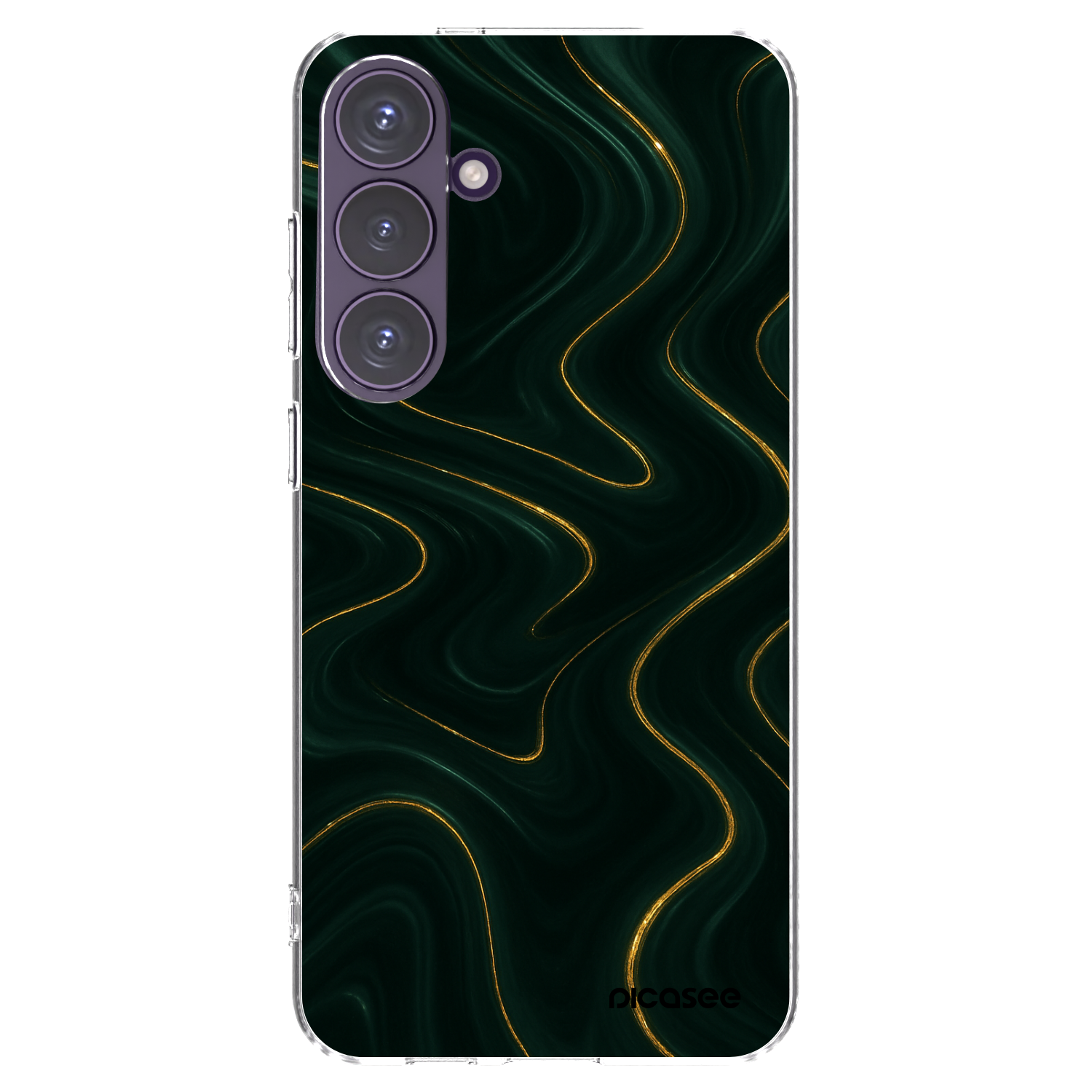 Picasee silikónový prehľadný obal pre Samsung Galaxy S24+ S926B 5G - Vawes