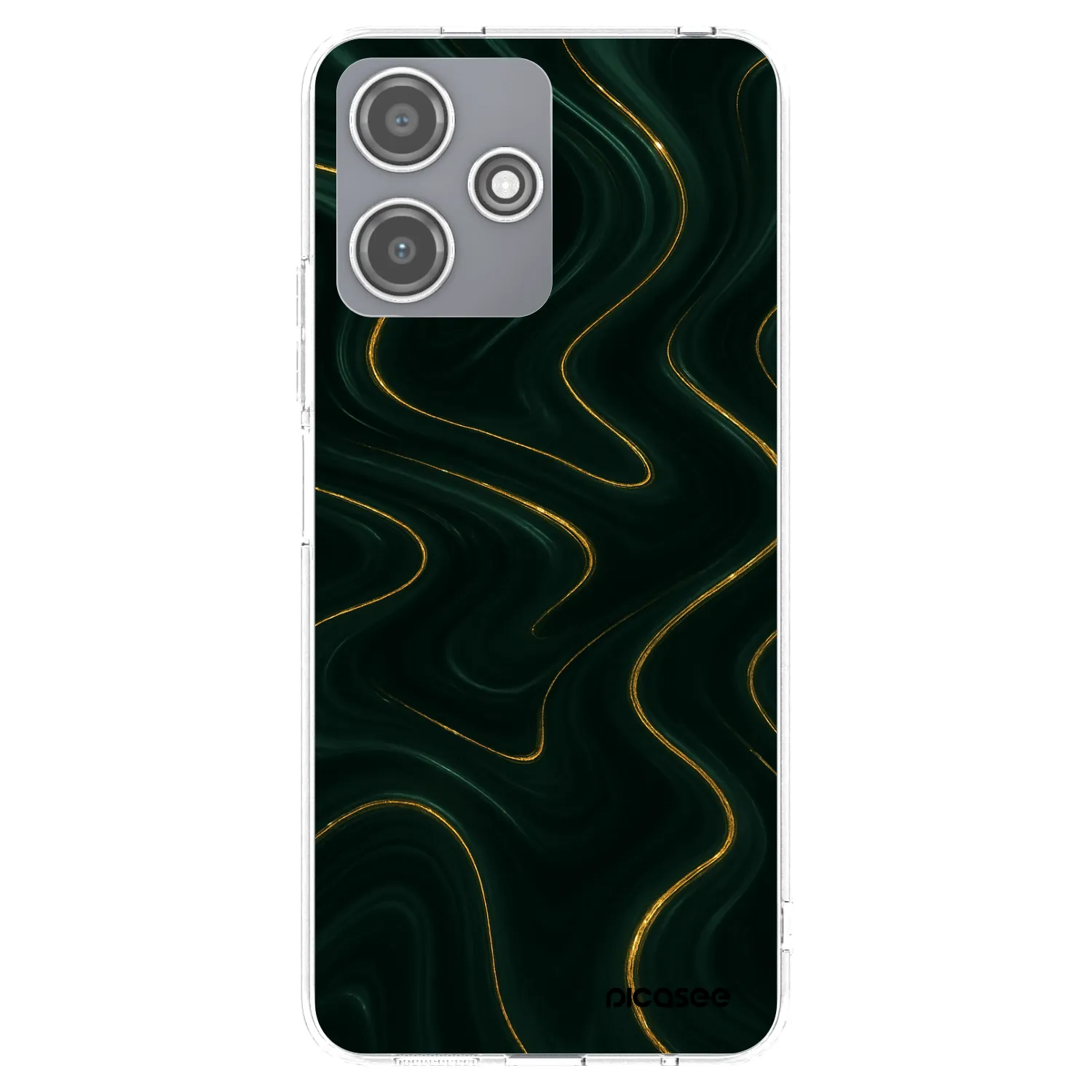 Picasee silikónový prehľadný obal pre Xiaomi Redmi 12 5G - Vawes