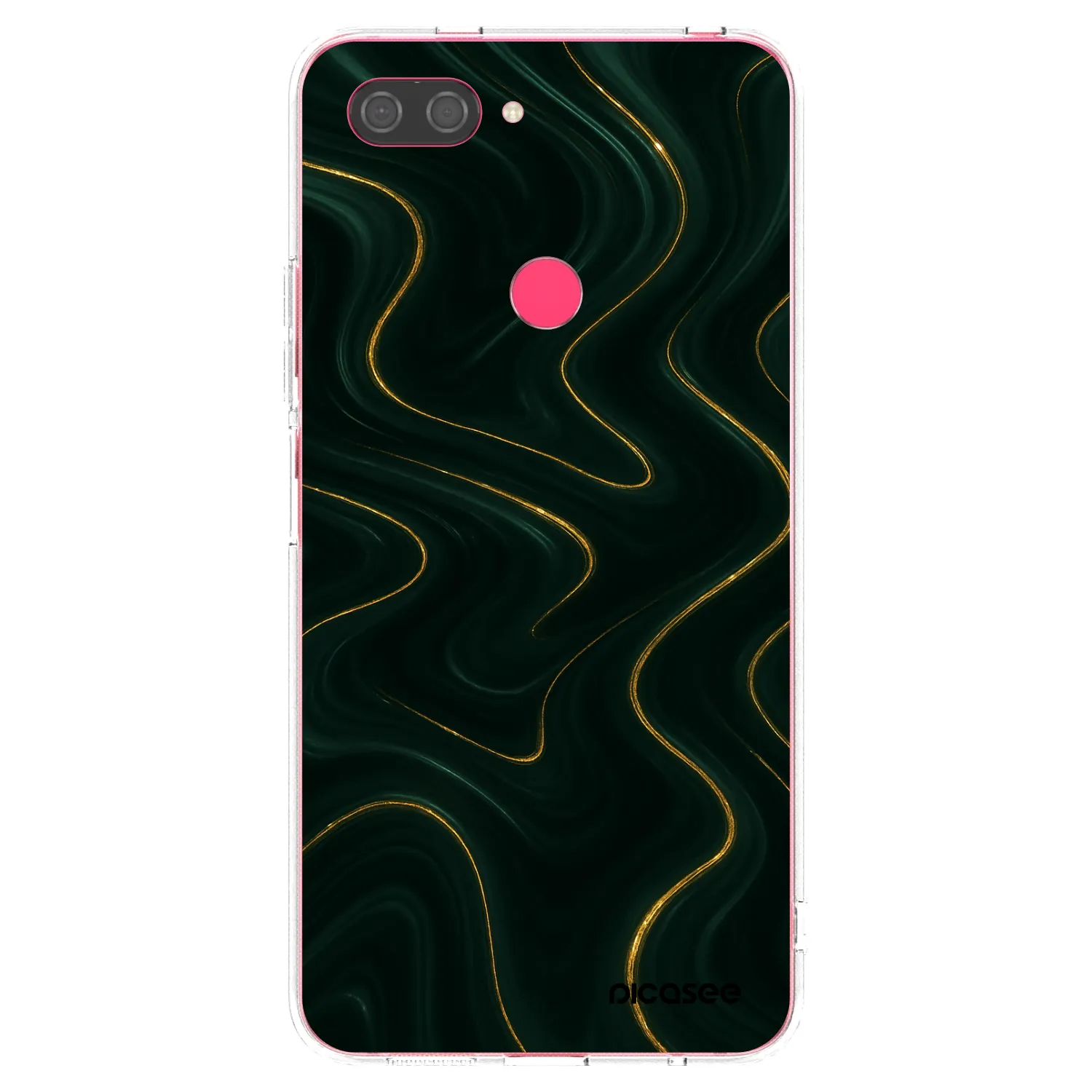 Picasee silikónový prehľadný obal pre Xiaomi Mi 8 Lite - Vawes