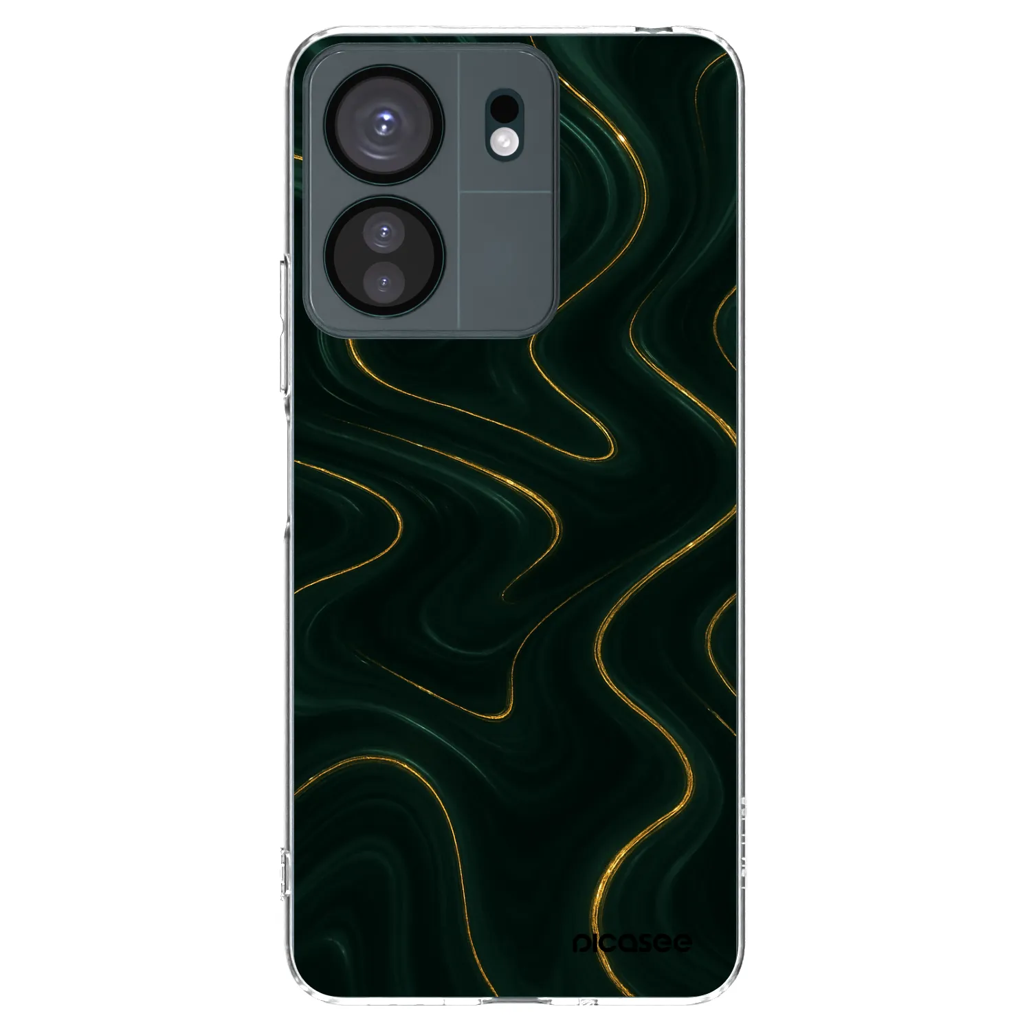 Picasee silikónový prehľadný obal pre Xiaomi Redmi 13C 4G - Vawes
