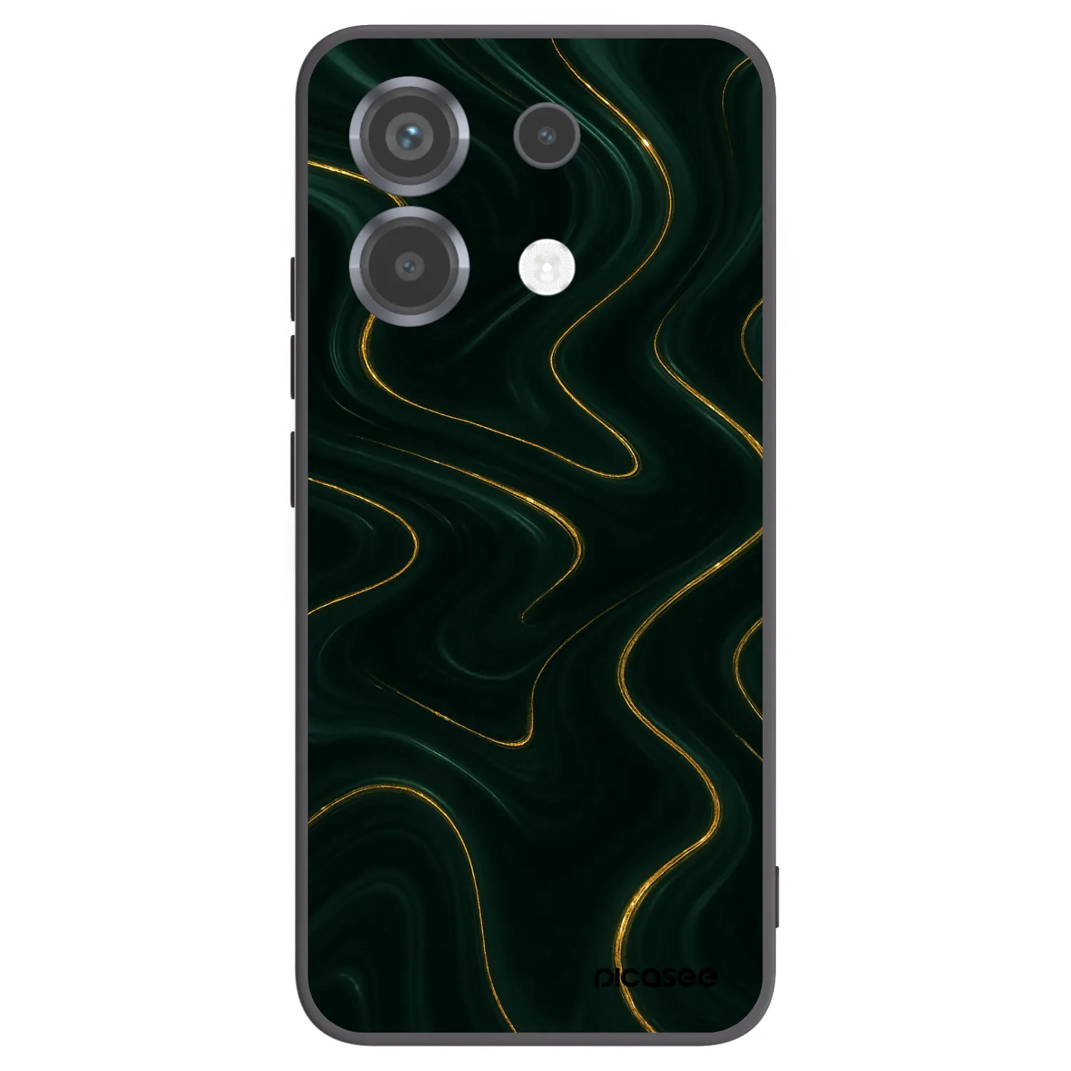 Picasee silikónový čierny obal pre Xiaomi Poco X6 - Vawes