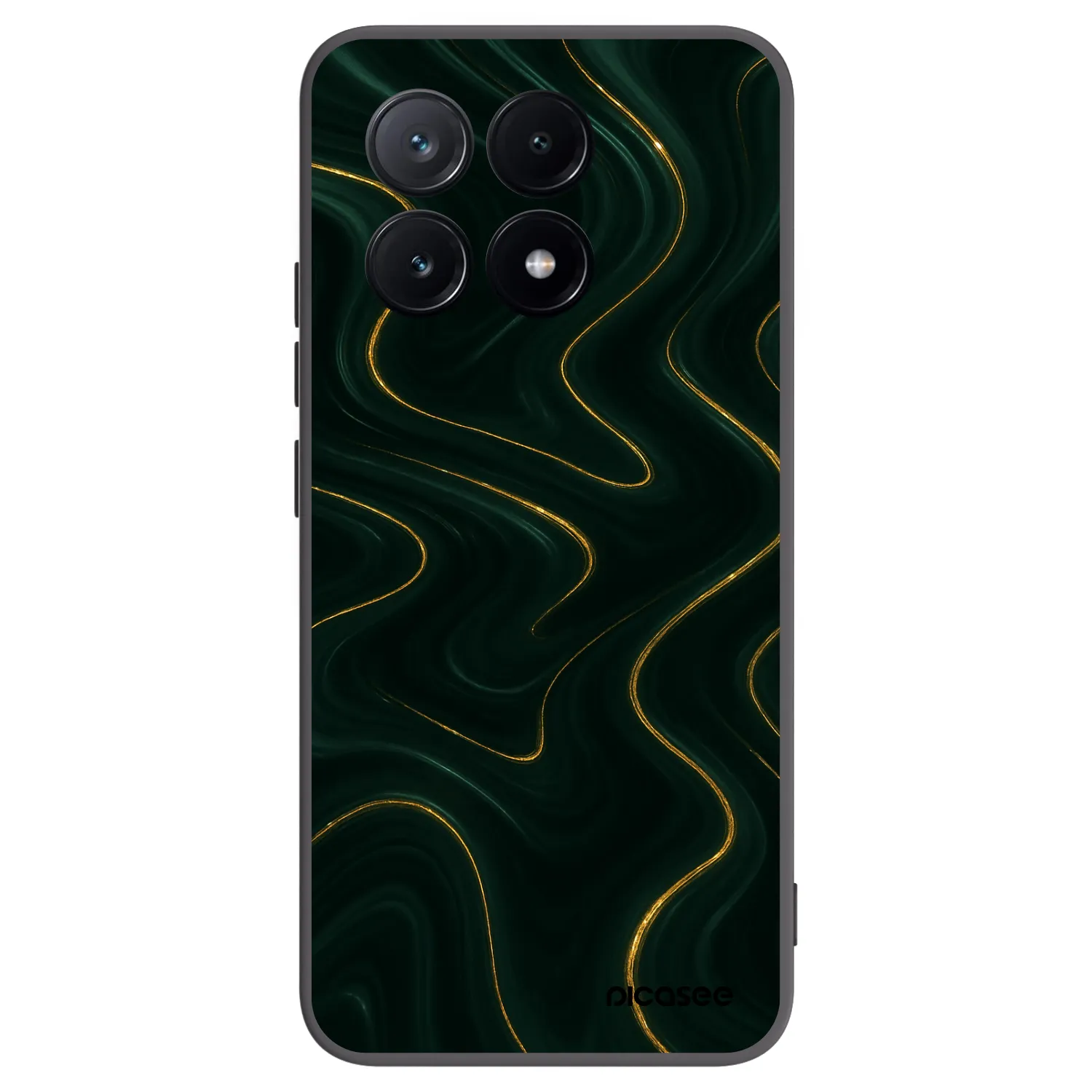 Picasee silikónový čierny obal pre Xiaomi Poco X6 Pro - Vawes