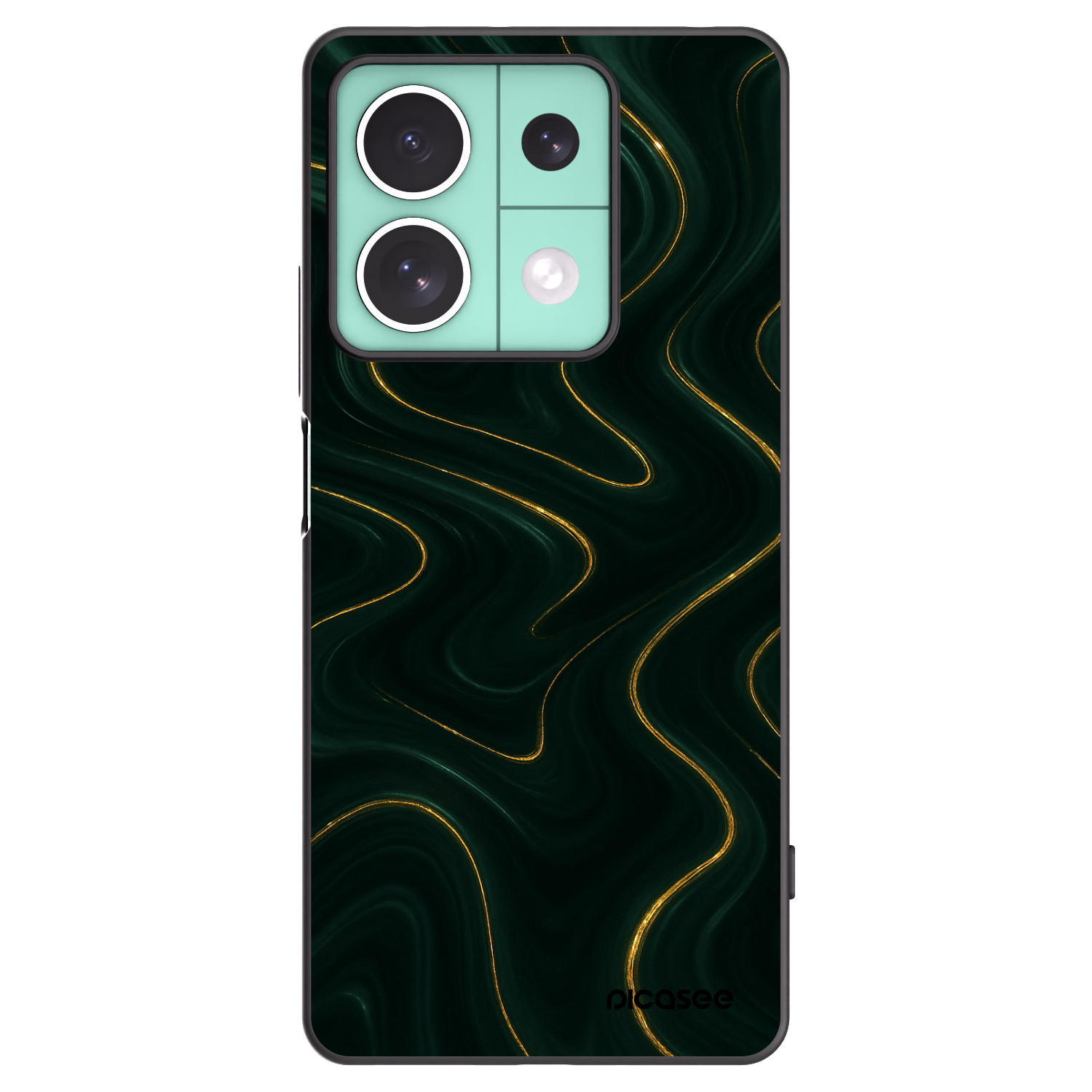Picasee silikónový čierny obal pre Xiaomi Redmi Note 13 5G - Vawes