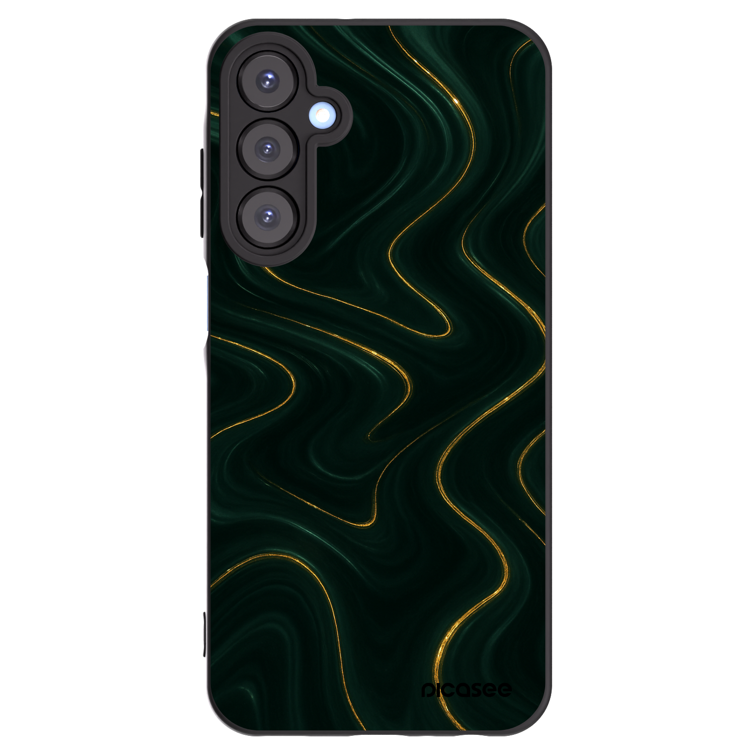 Picasee silikónový čierny obal pre Samsung Galaxy A25 A256B 5G - Vawes