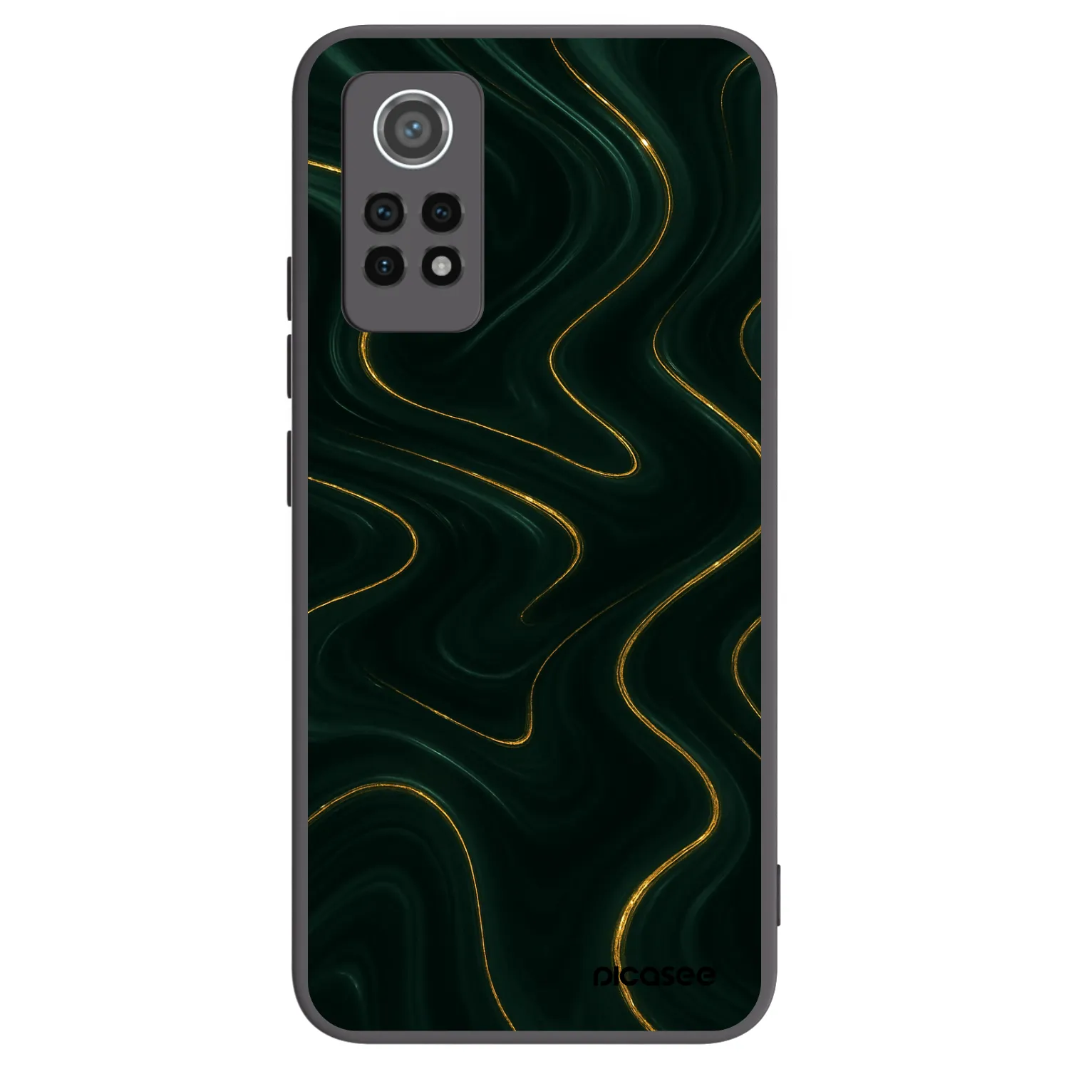 Picasee silikónový čierny obal pre Xiaomi Redmi Note 12 Pro 4G - Vawes