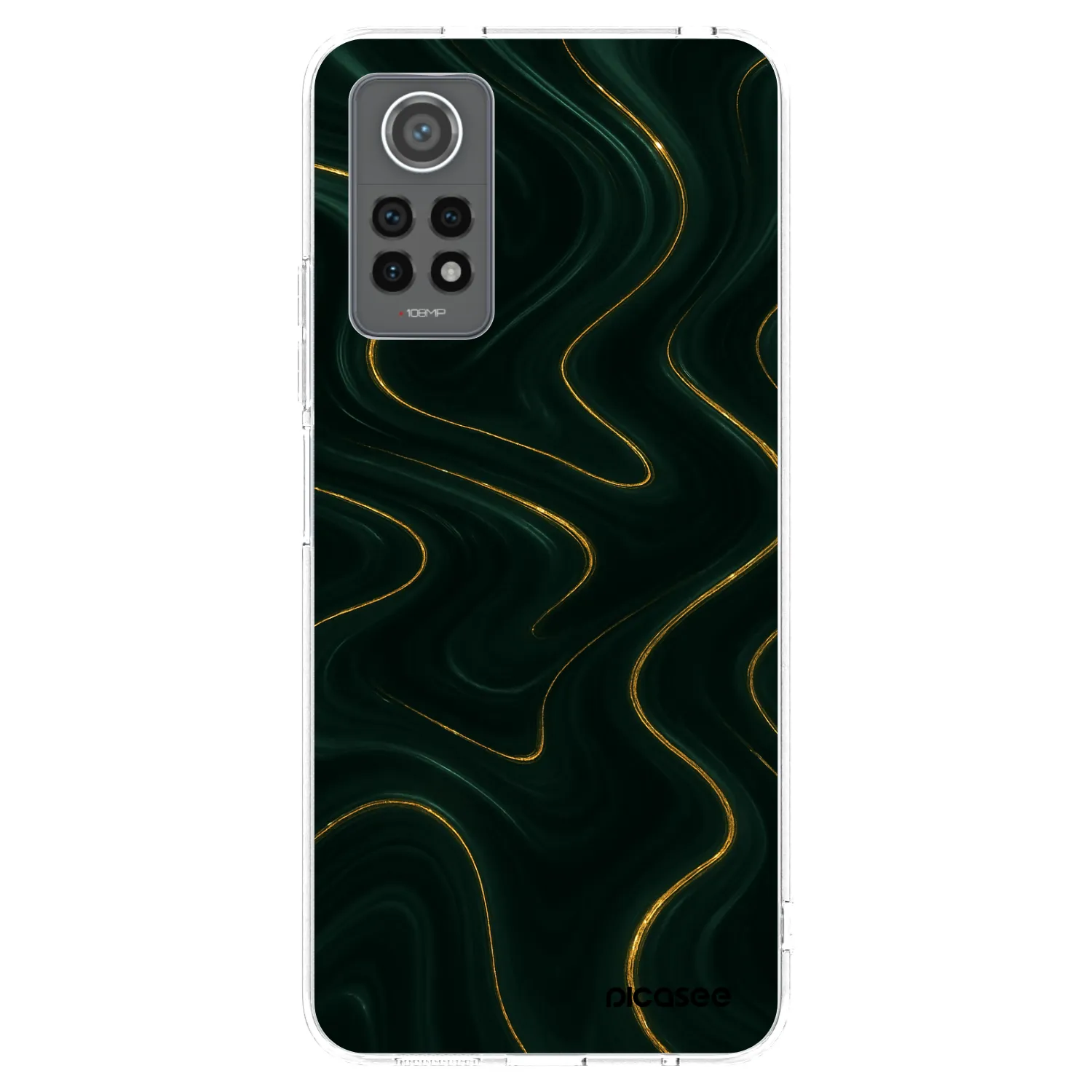 Picasee silikónový prehľadný obal pre Xiaomi Redmi Note 12 Pro 4G - Vawes