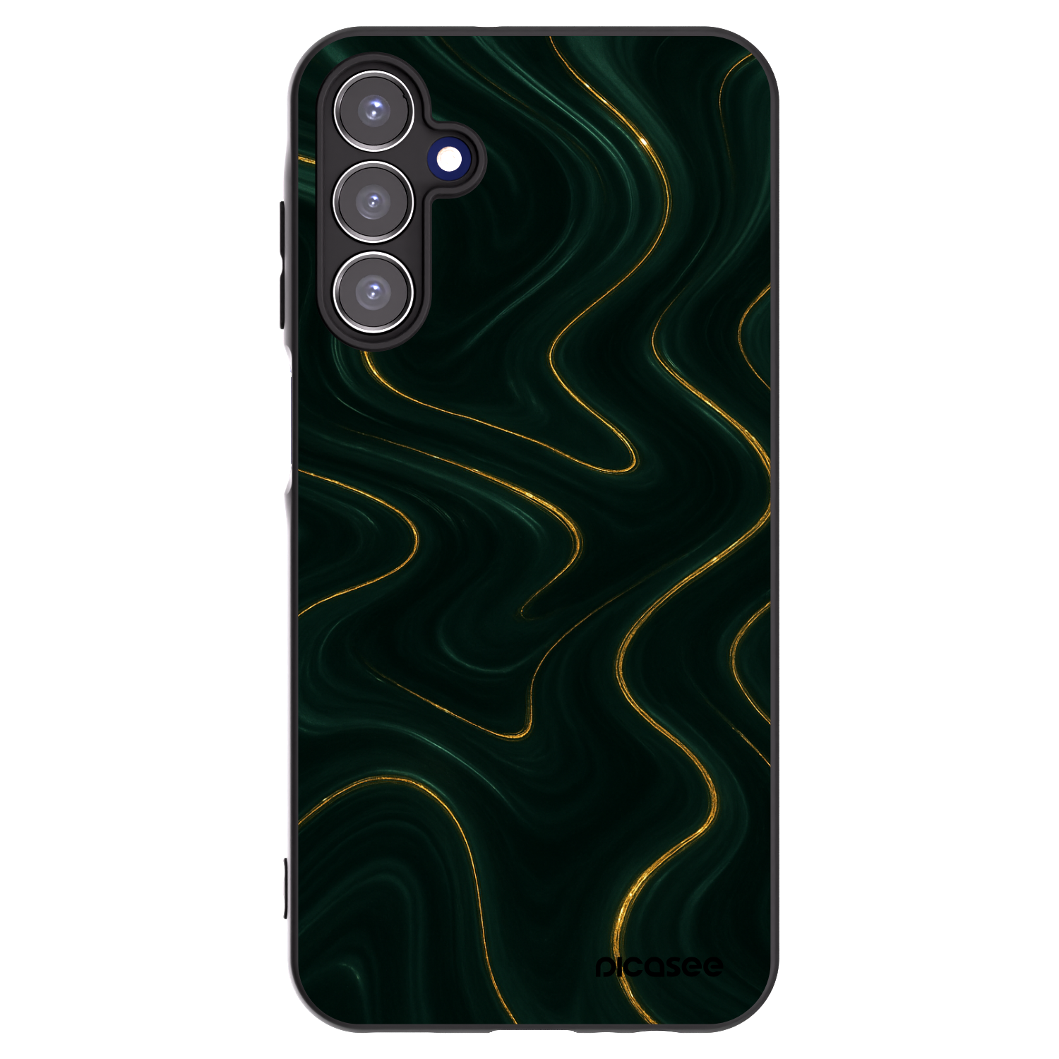 Picasee silikónový čierny obal pre Samsung Galaxy A15 A155F 4G - Vawes