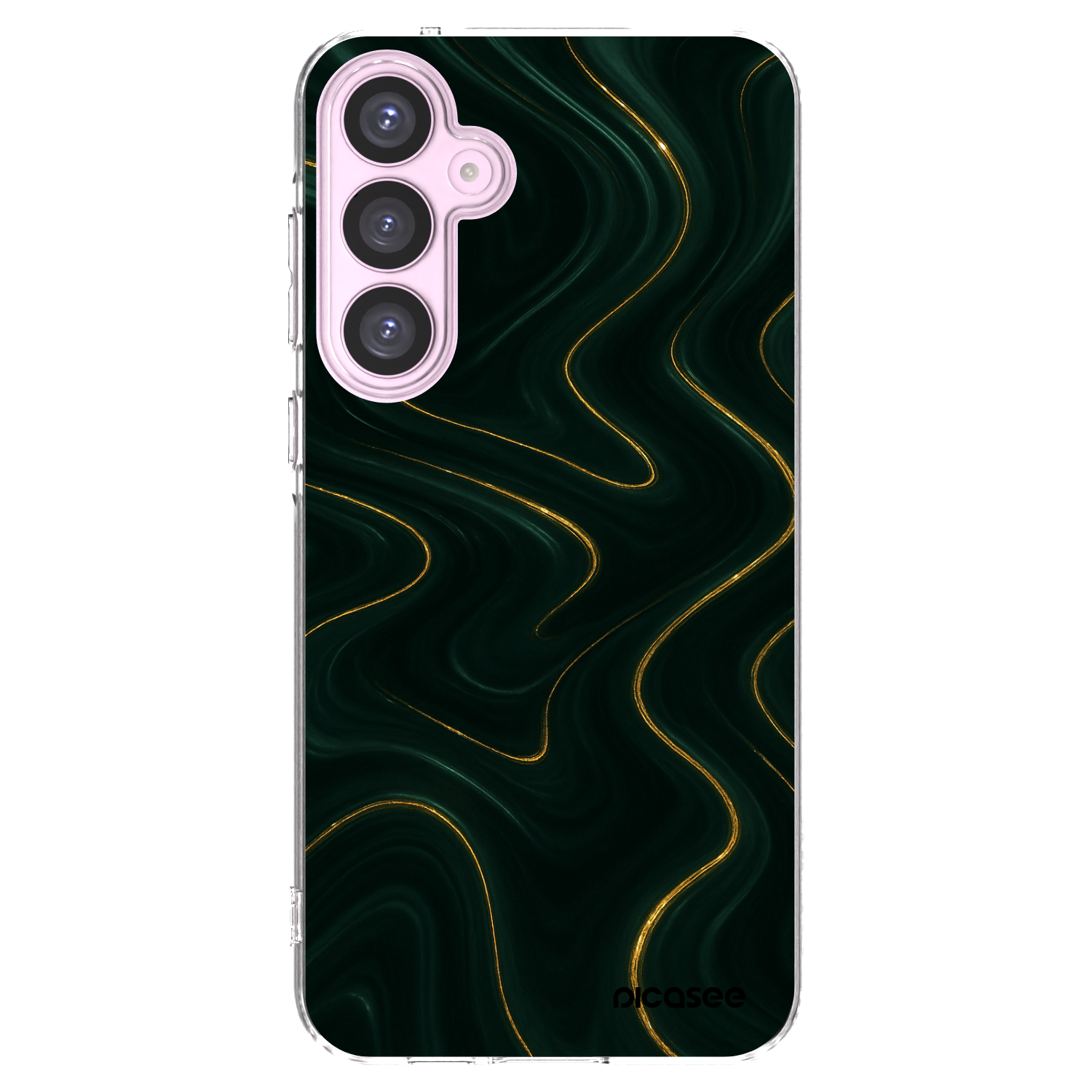 Picasee silikónový prehľadný obal pre Samsung Galaxy A55 5G A556B - Vawes