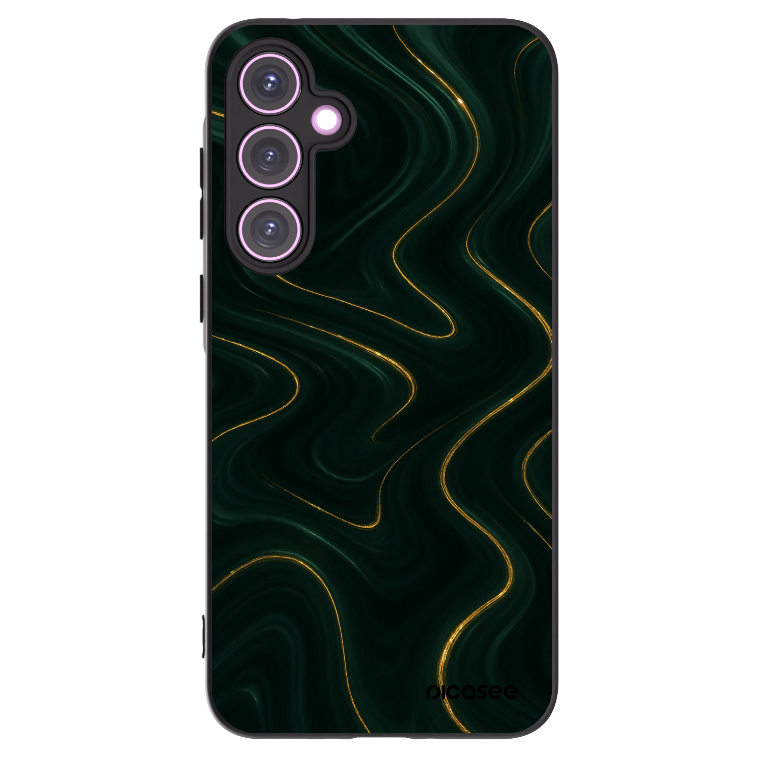 Picasee silikónový čierny obal pre Samsung Galaxy A35 5G A356B - Vawes