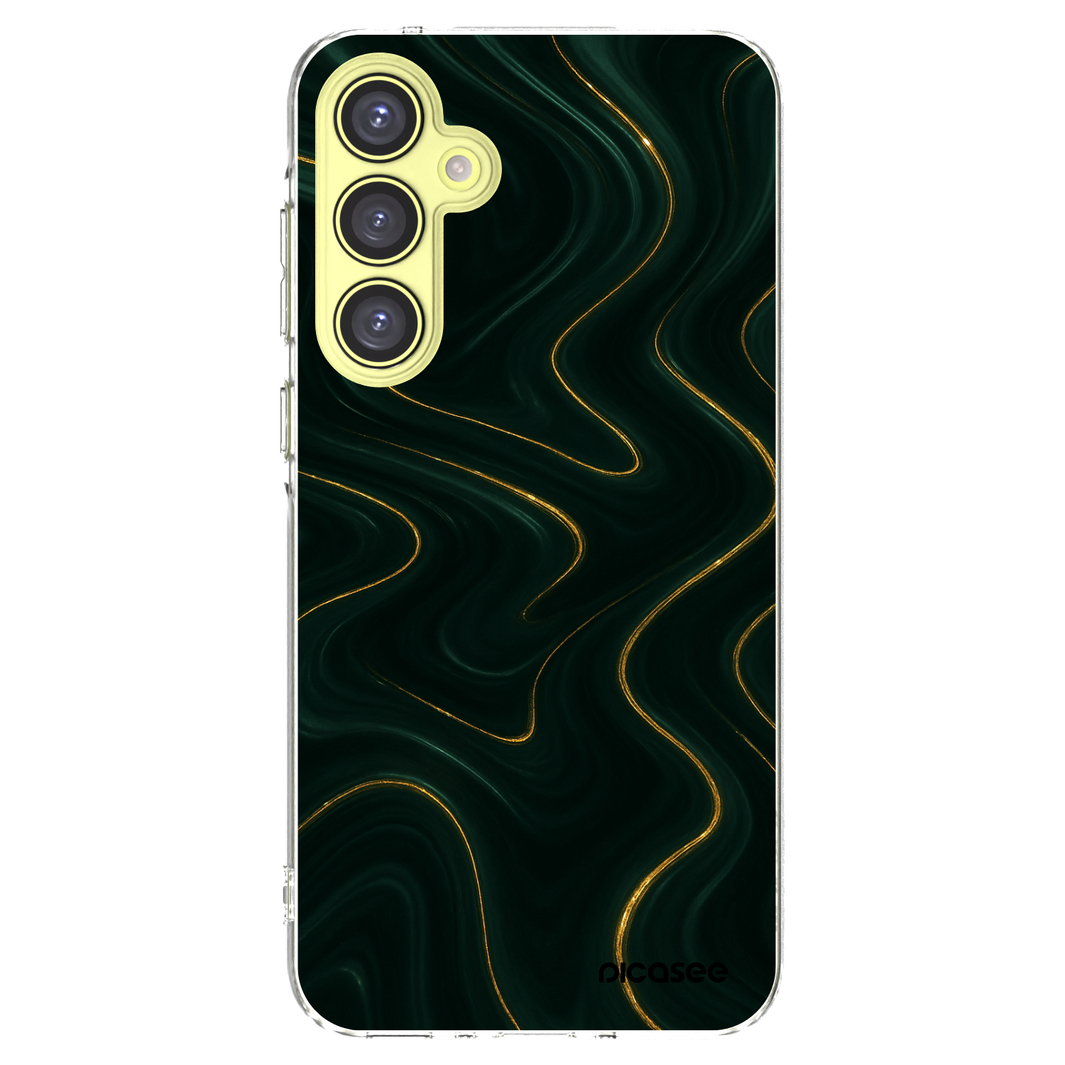 Picasee silikónový prehľadný obal pre Samsung Galaxy A35 5G A356B - Vawes