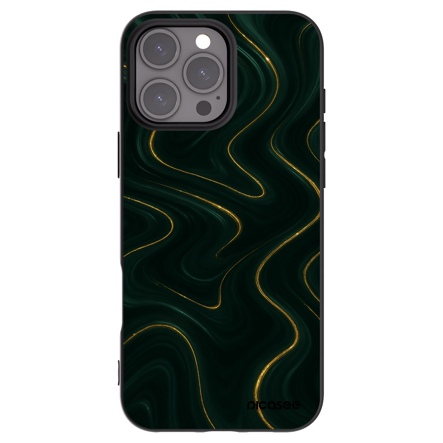 Silikónový čierny obal pre Apple iPhone 16 Pro Max - Vawes