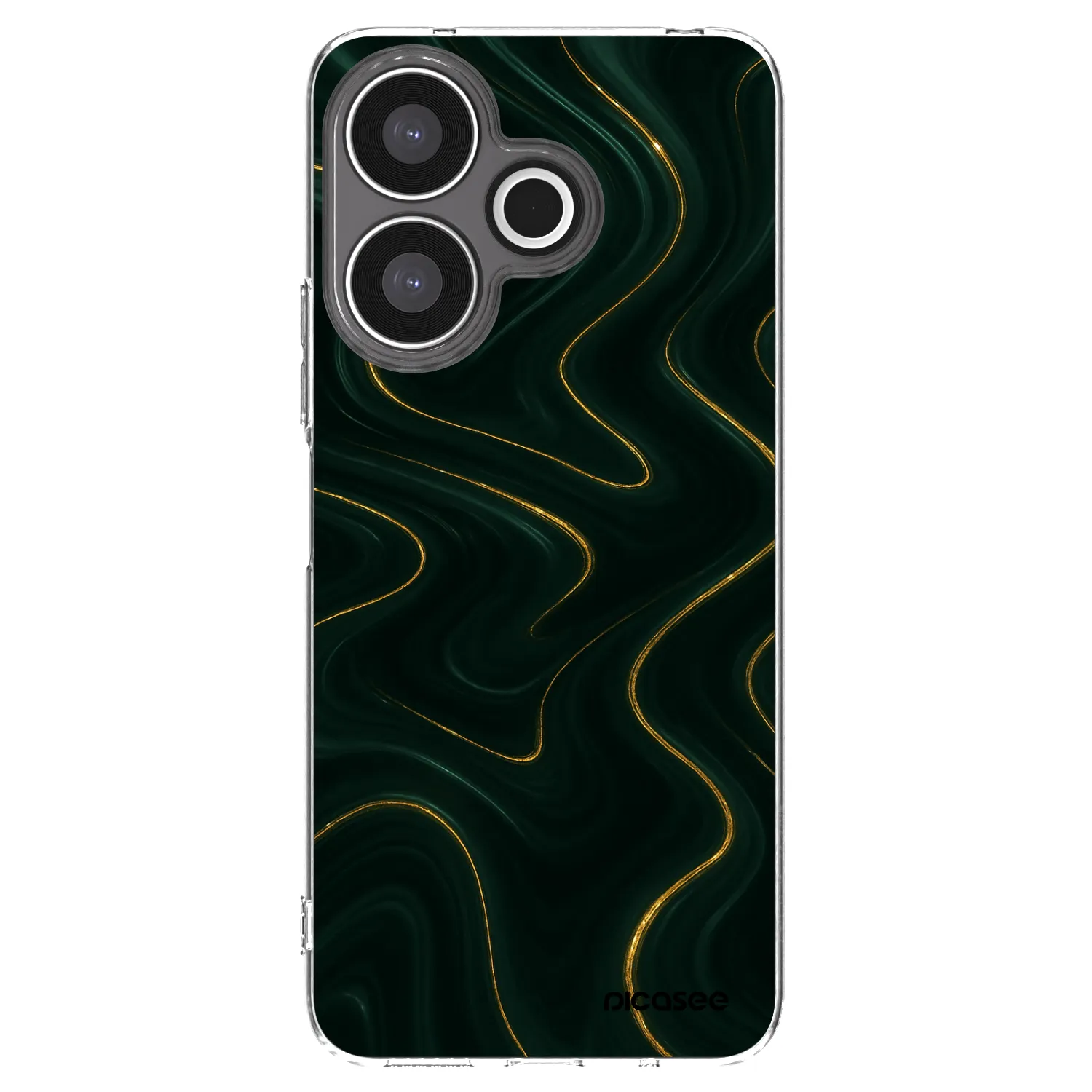 Picasee silikónový prehľadný obal pre Xiaomi Redmi 13 4G - Vawes