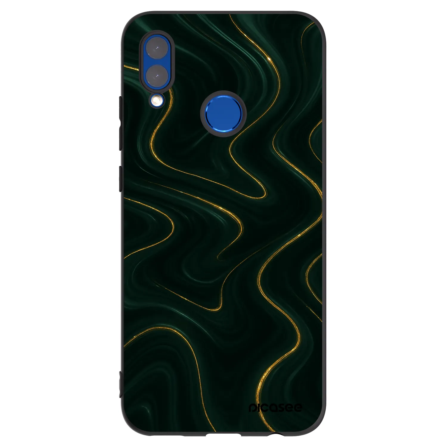 Picasee silikónový čierny obal pre Huawei P Smart 2019 - Vawes